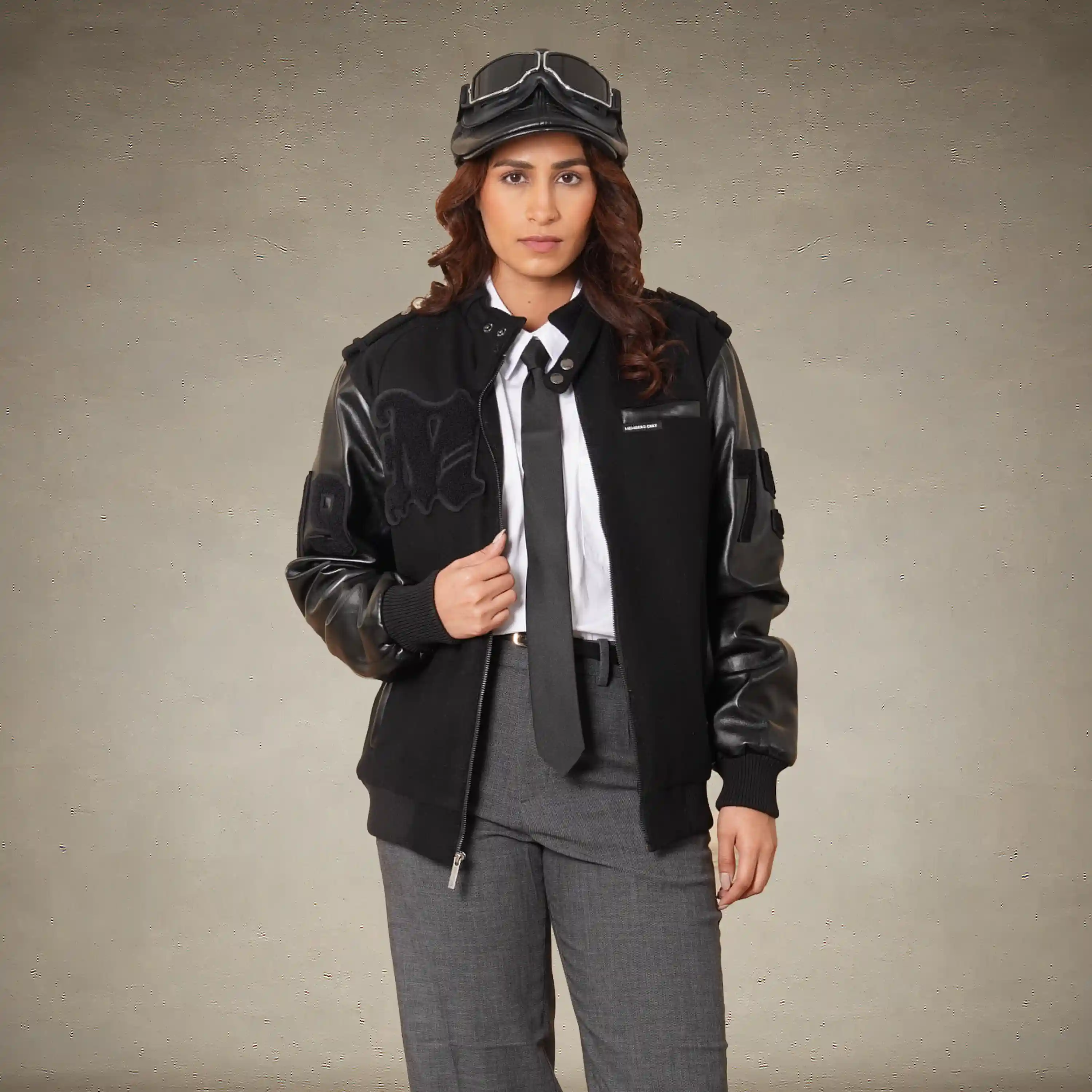 Women's Oversized Varsity Jacket - Image 10