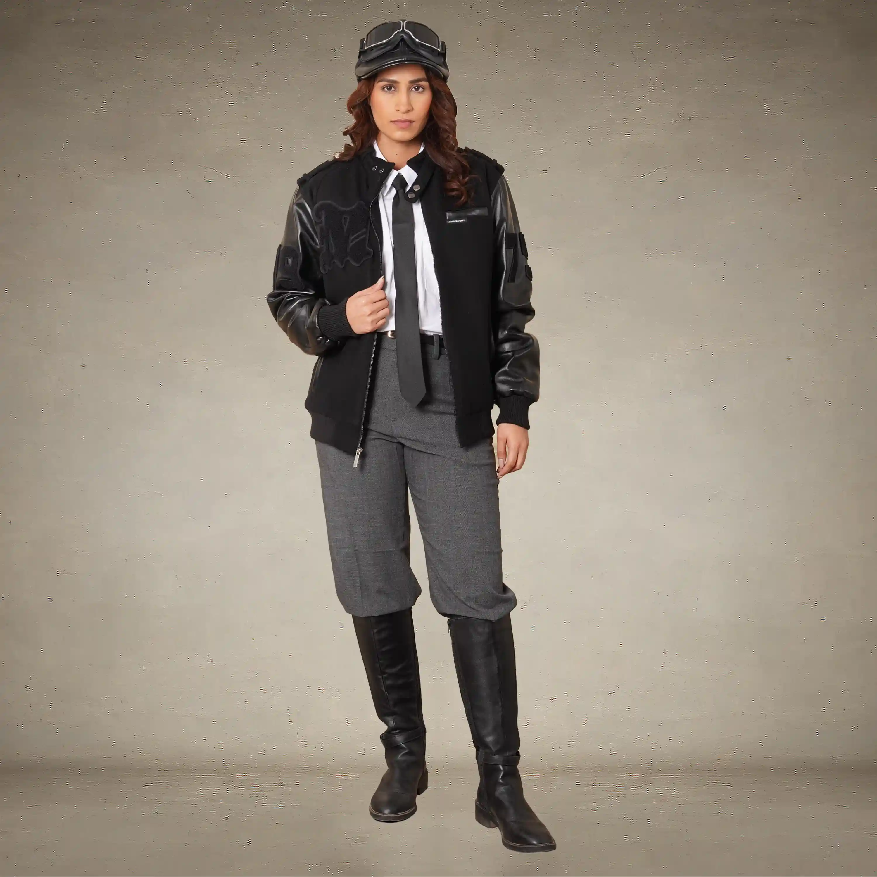 Women's Oversized Varsity Jacket - Image 12