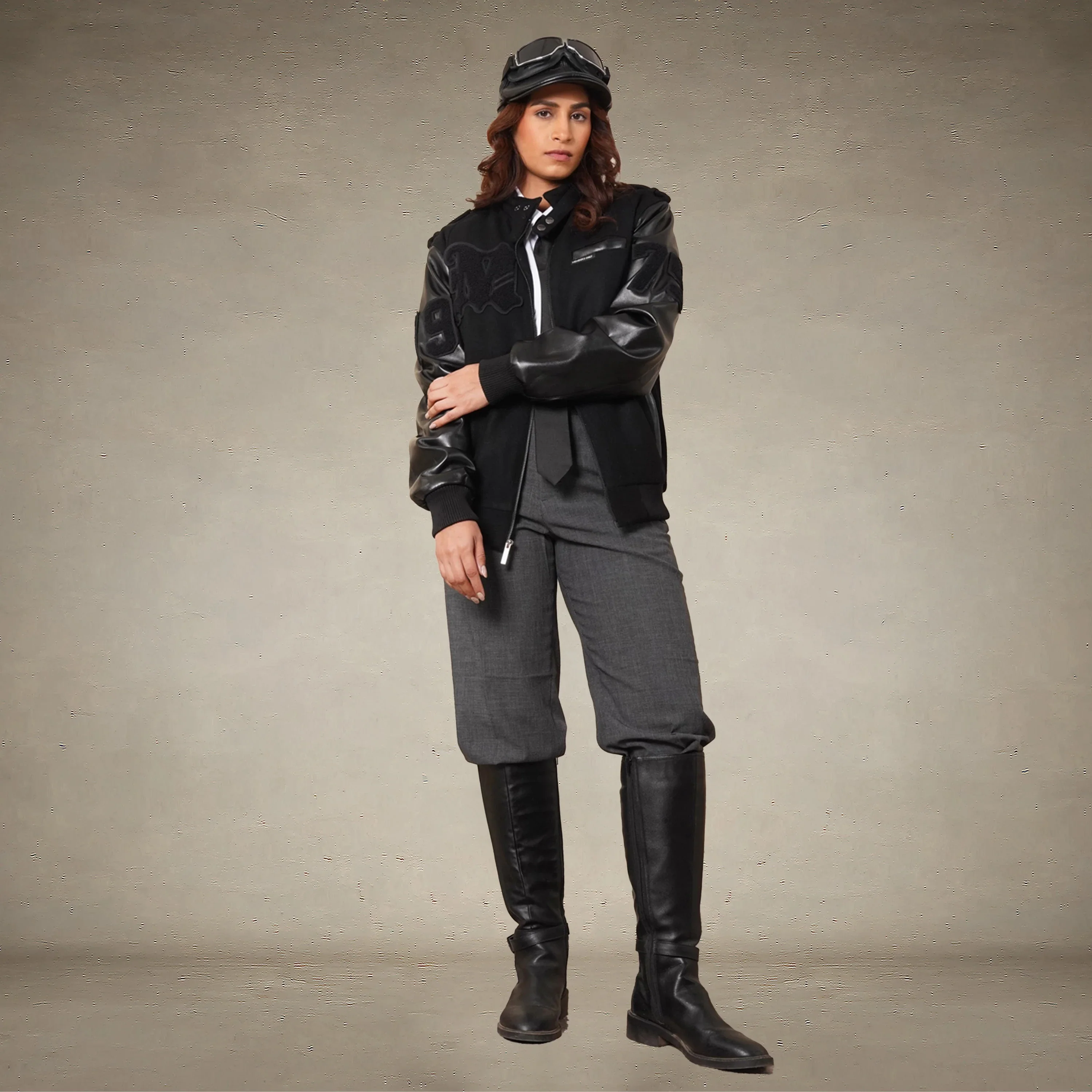 Women's Oversized Varsity Jacket - Image 4