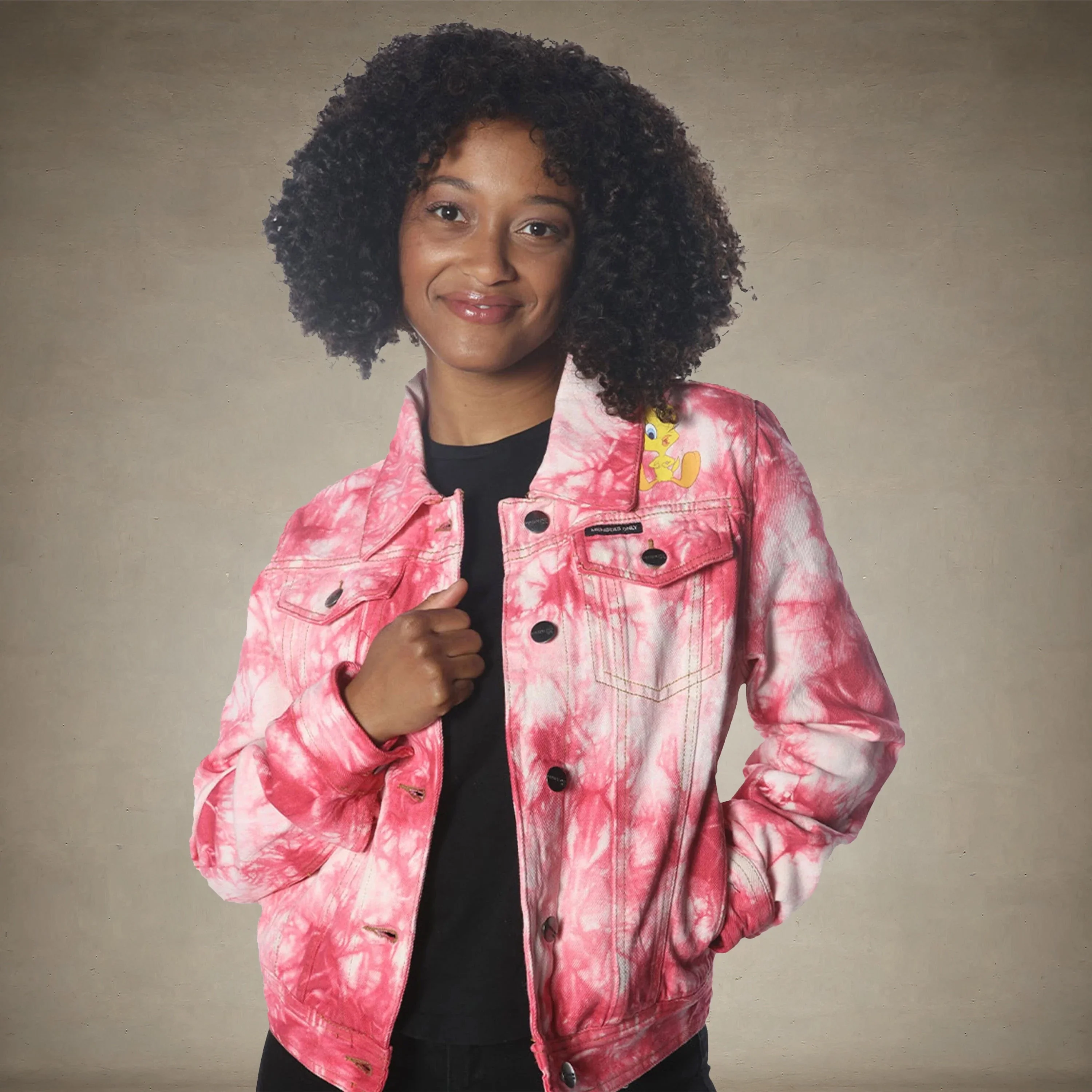 Women's Bull Denim Looney Tunes Trucker Jacket - FINAL SALE - Image 5