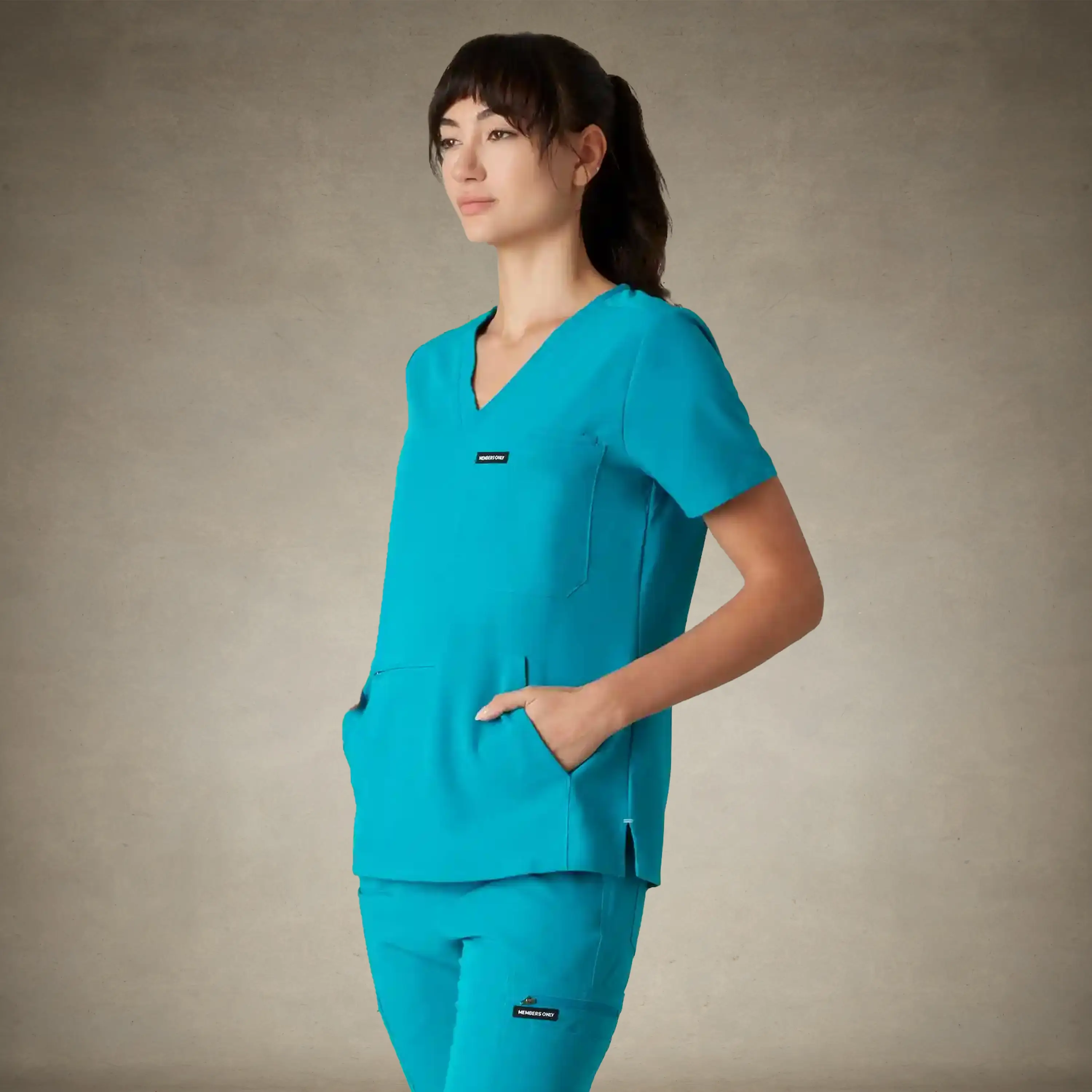 Cordoba 5-Pocket Scrub Top - Image 13