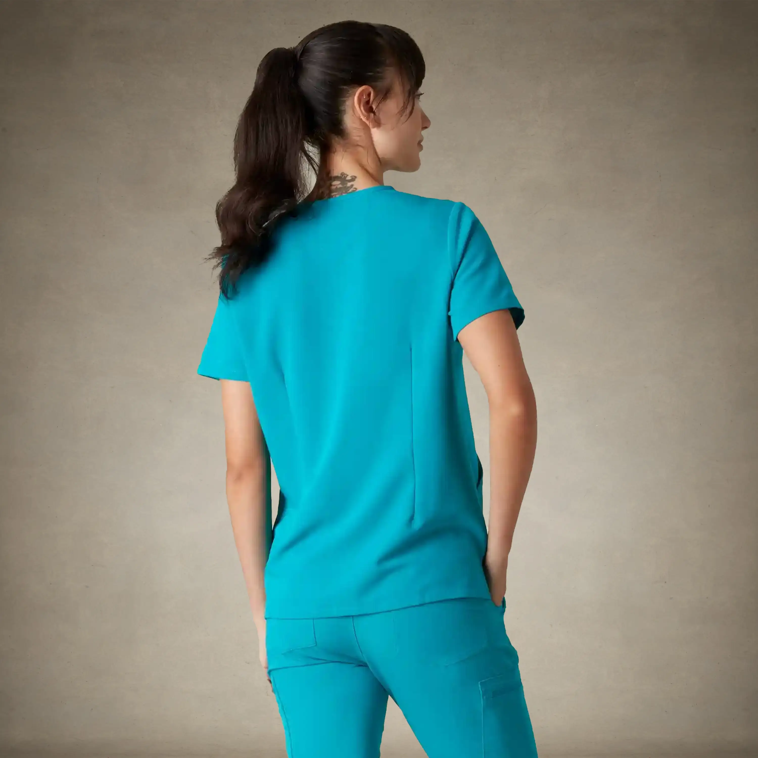 Cordoba 5-Pocket Scrub Top - Image 14