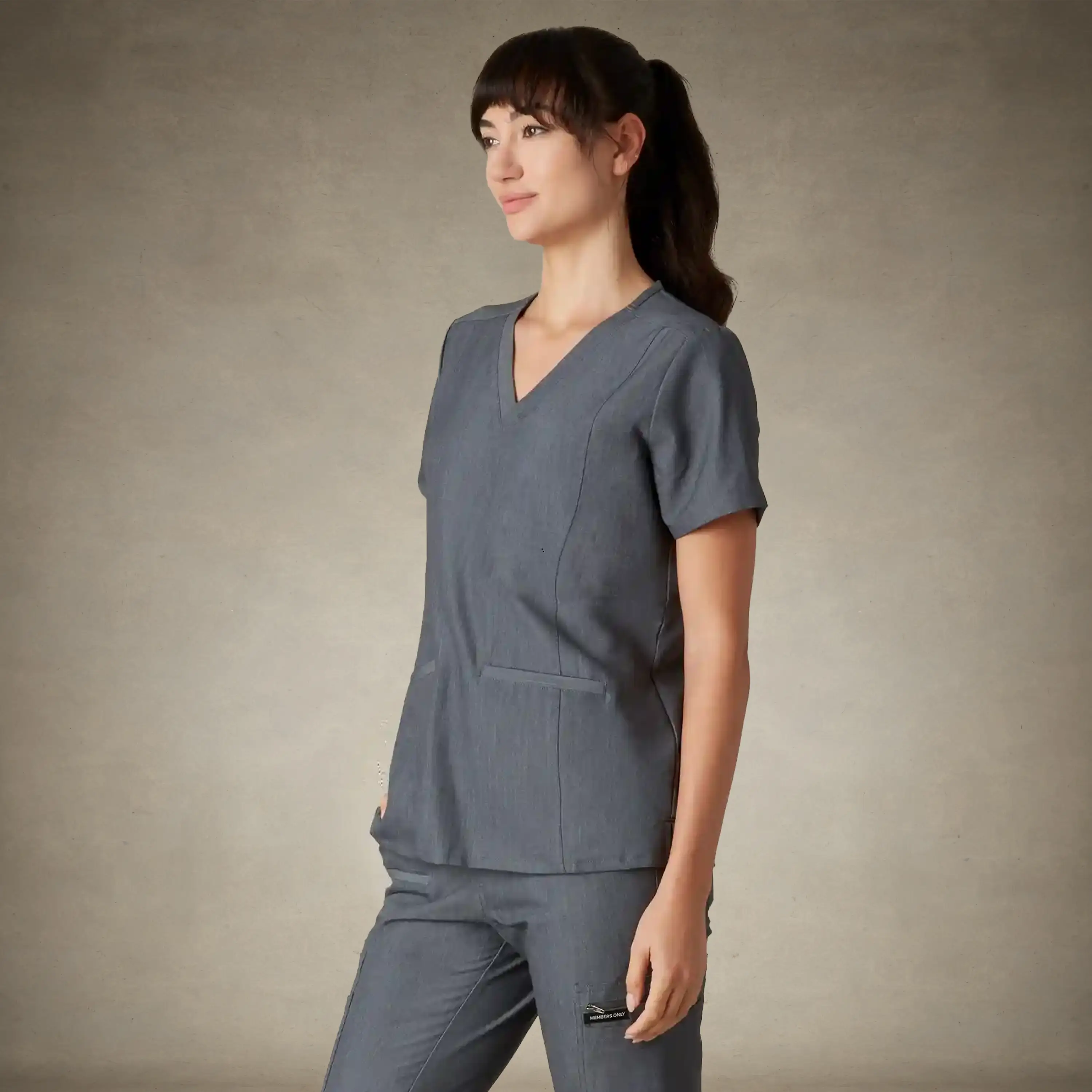 Ravenna 2-Pocket Scrub Top - Image 12
