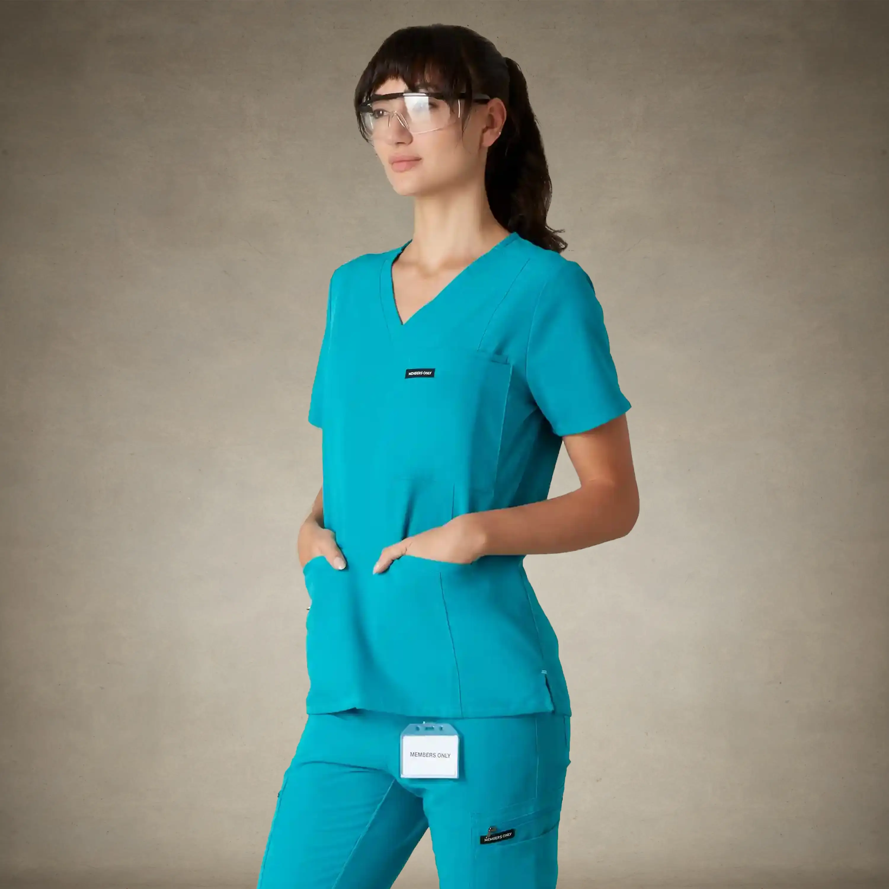 Siena 5-Pocket Scrub Top - Image 11