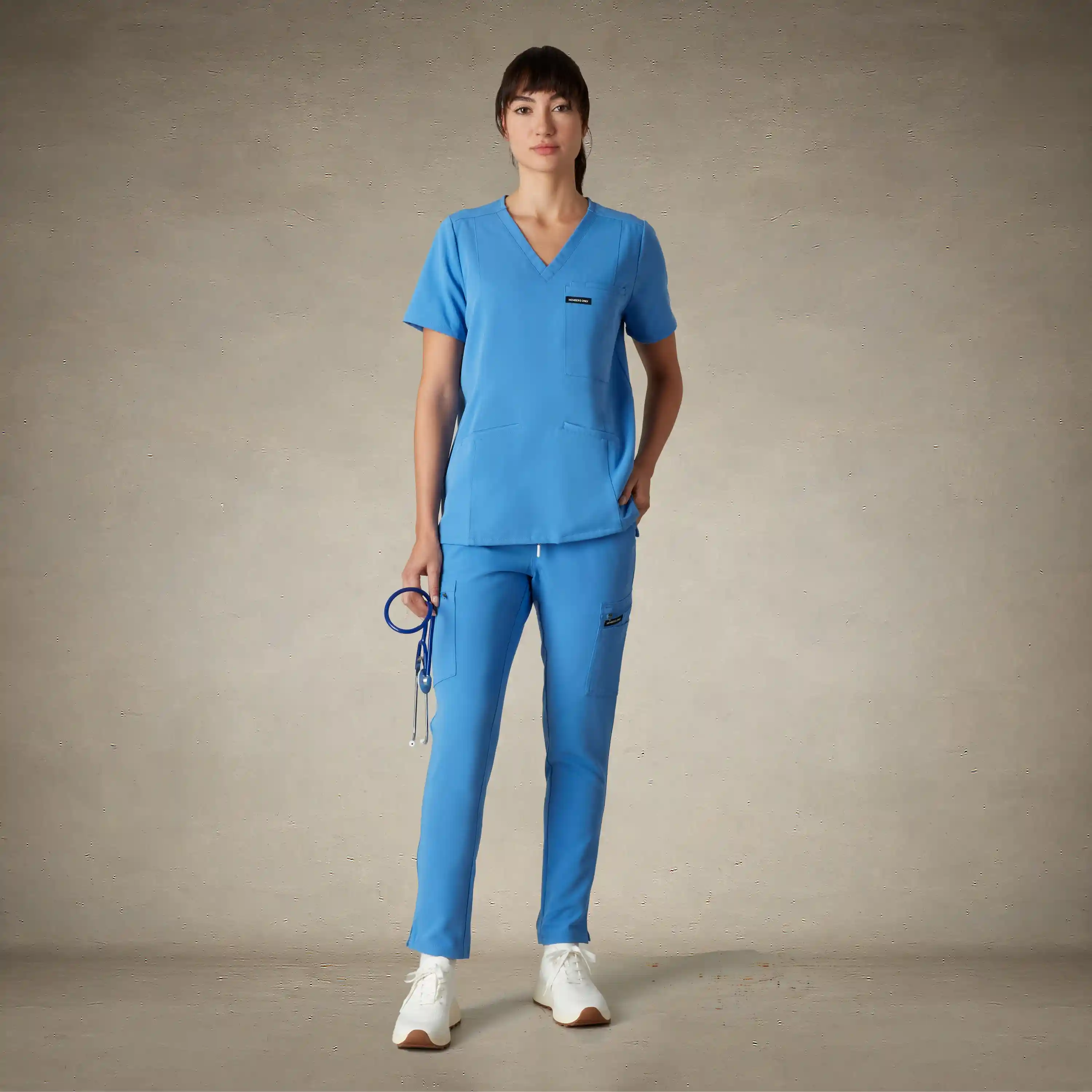 Siena 5-Pocket Scrub Top - Image 19