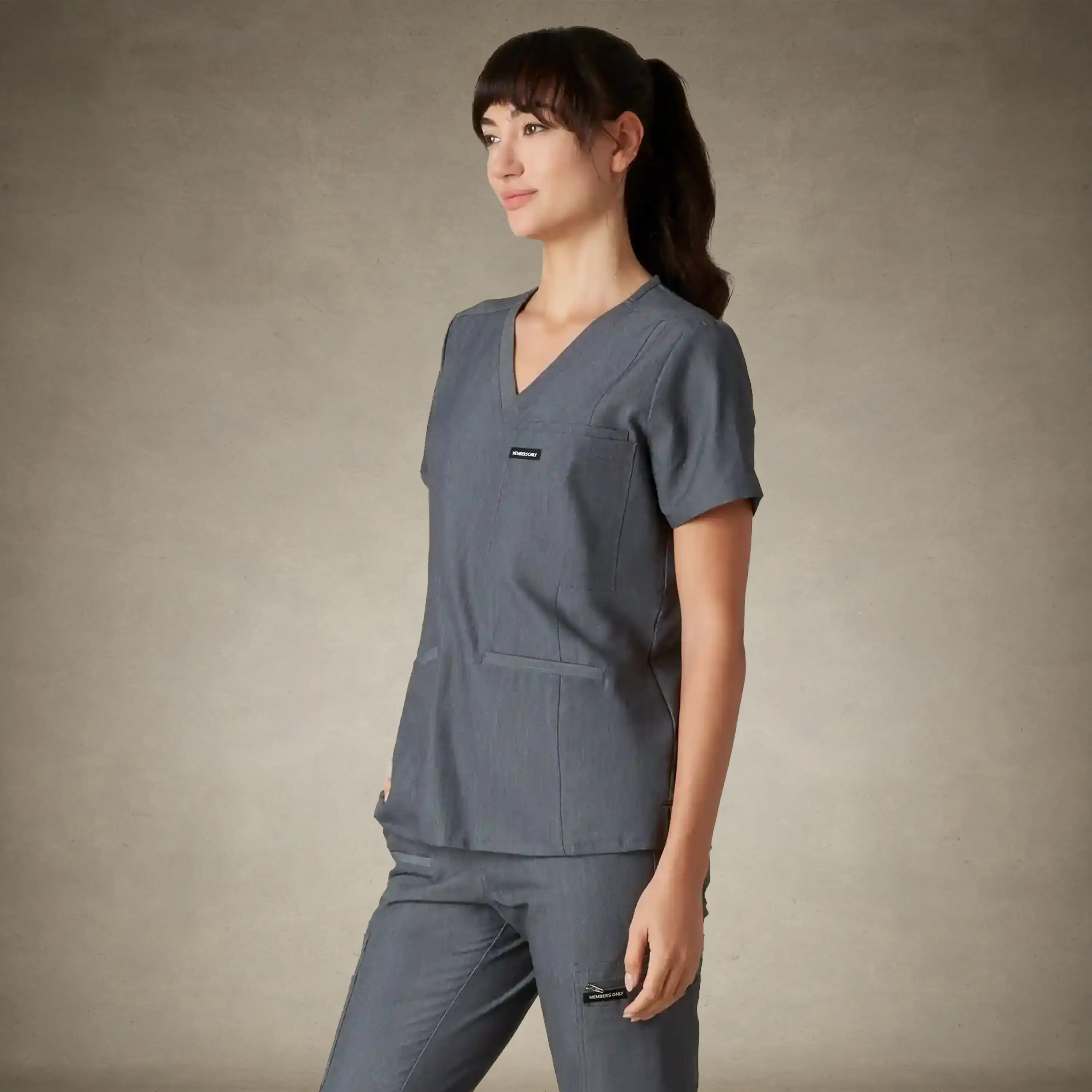 Siena 5-Pocket Scrub Top - Image 32