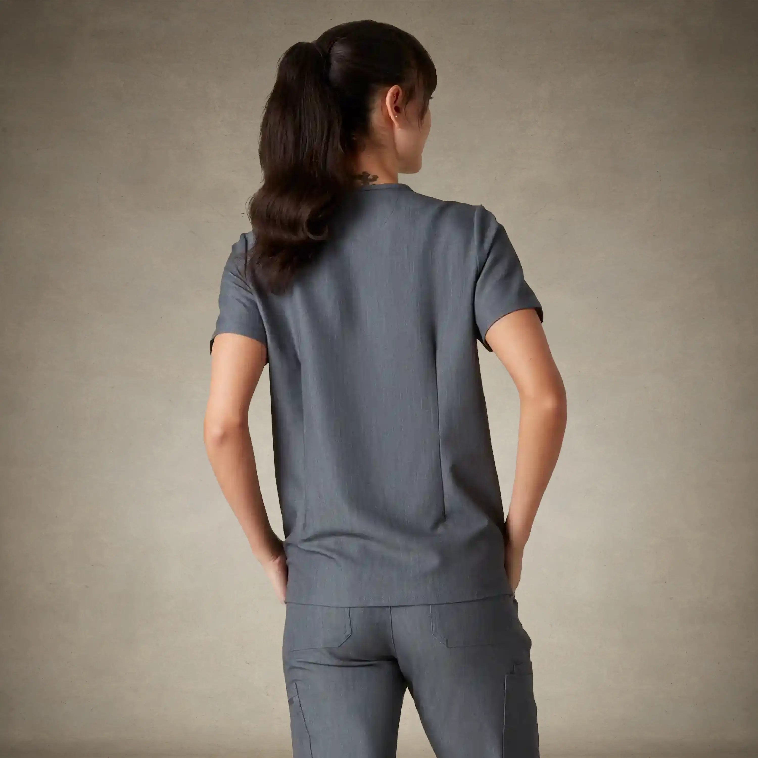 Siena 5-Pocket Scrub Top - Image 33