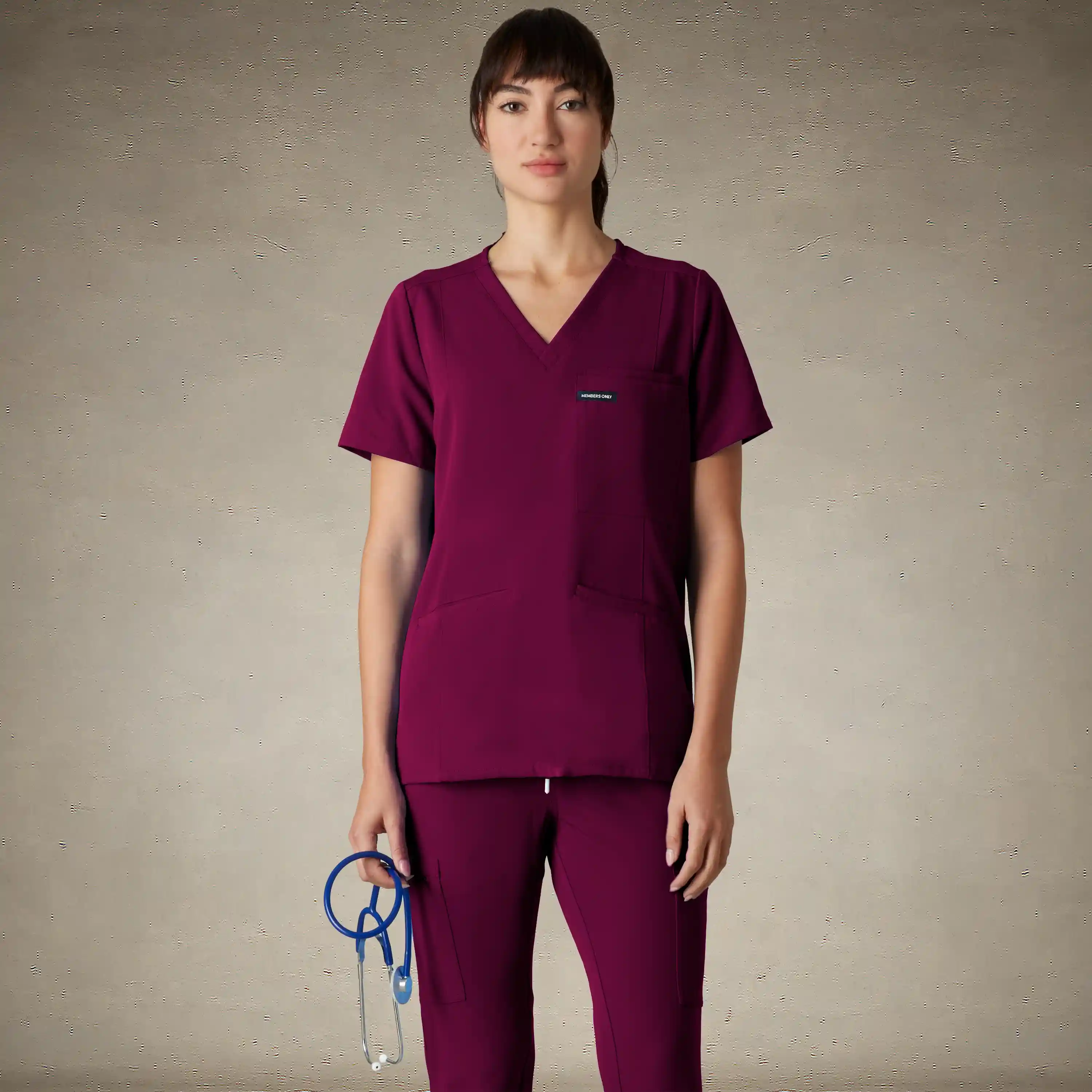 Siena 5-Pocket Scrub Top - Image 37