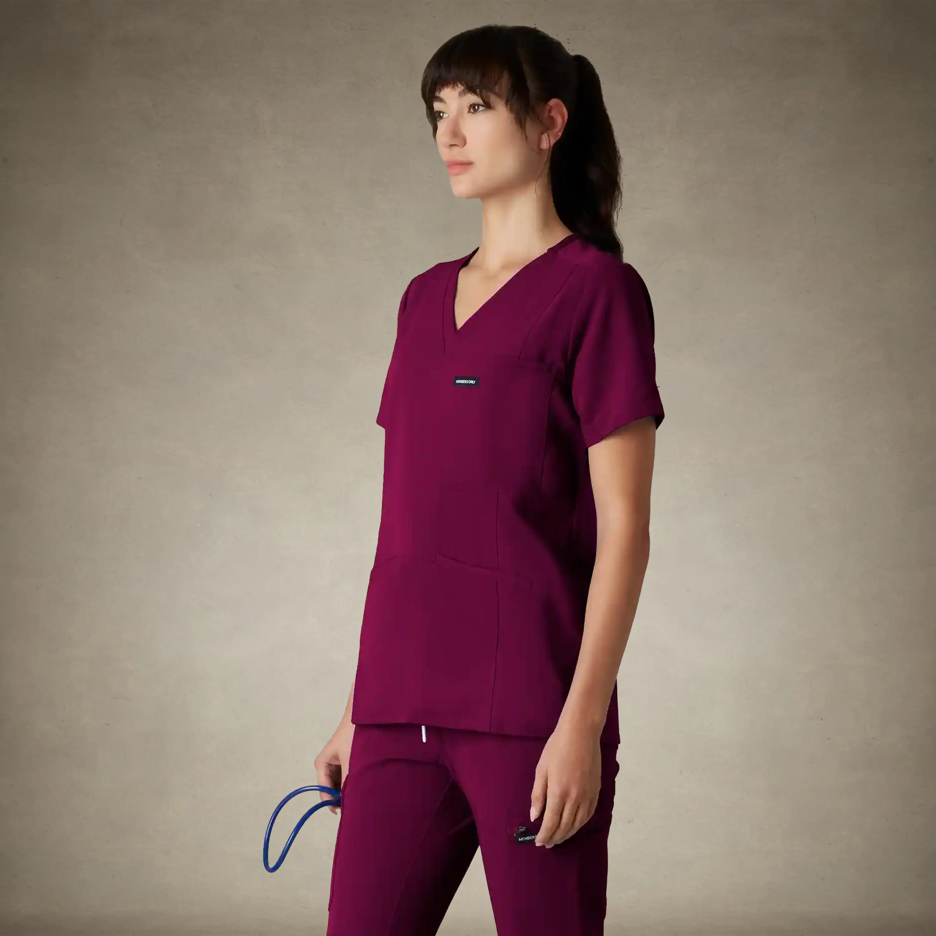 Siena 5-Pocket Scrub Top - Image 38
