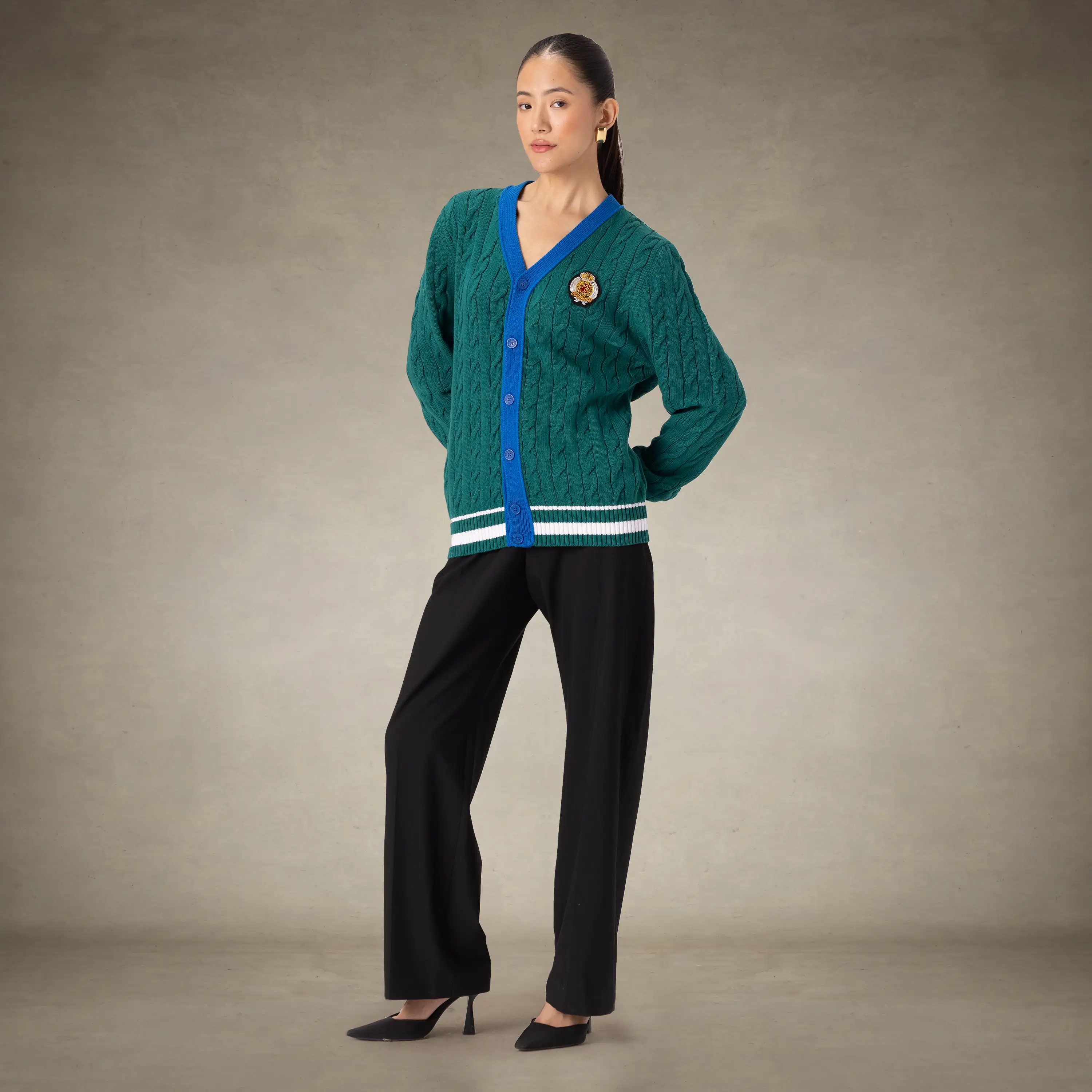 Women's Cable Knit Cardigan - Image 13
