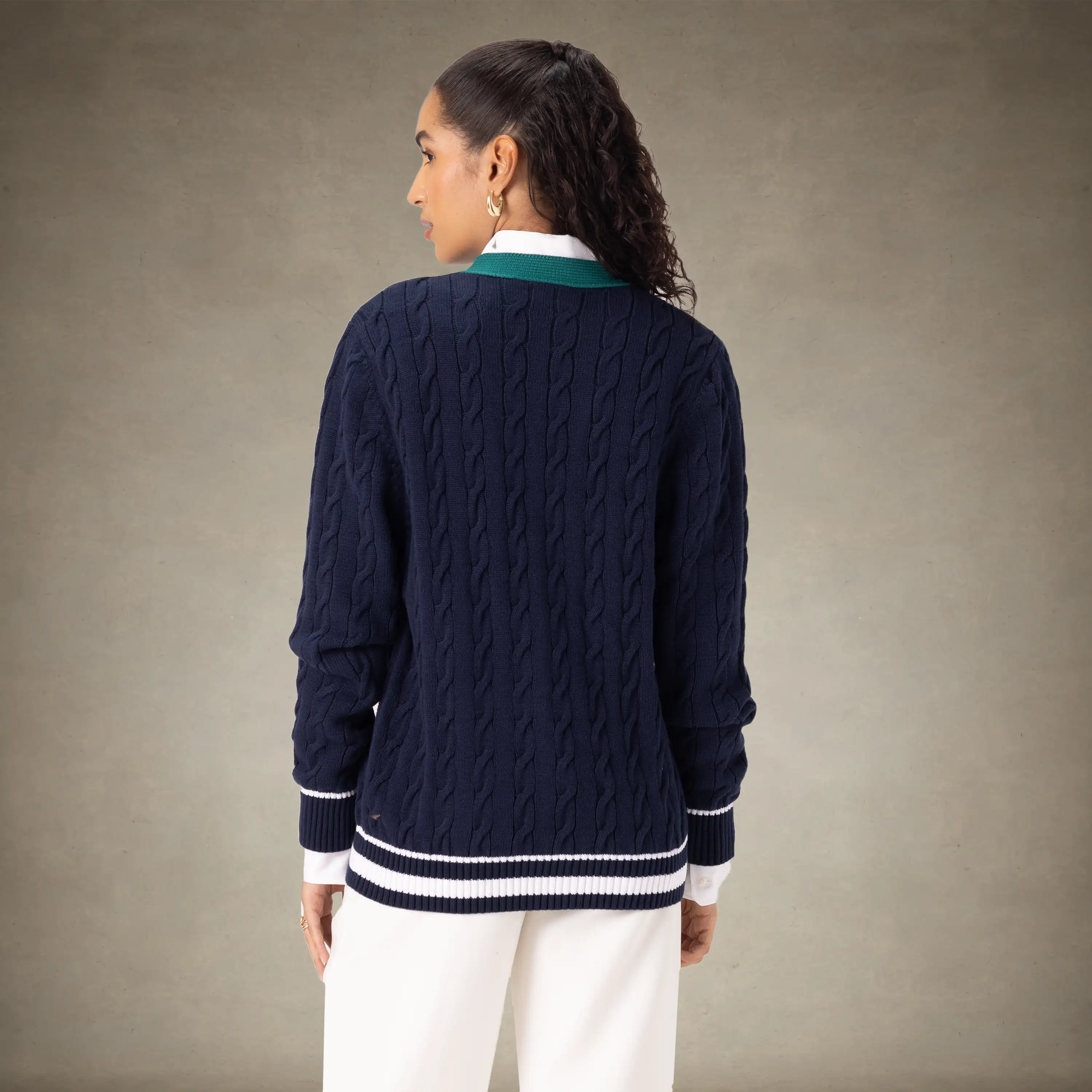 Women's Cable Knit Cardigan - Image 19
