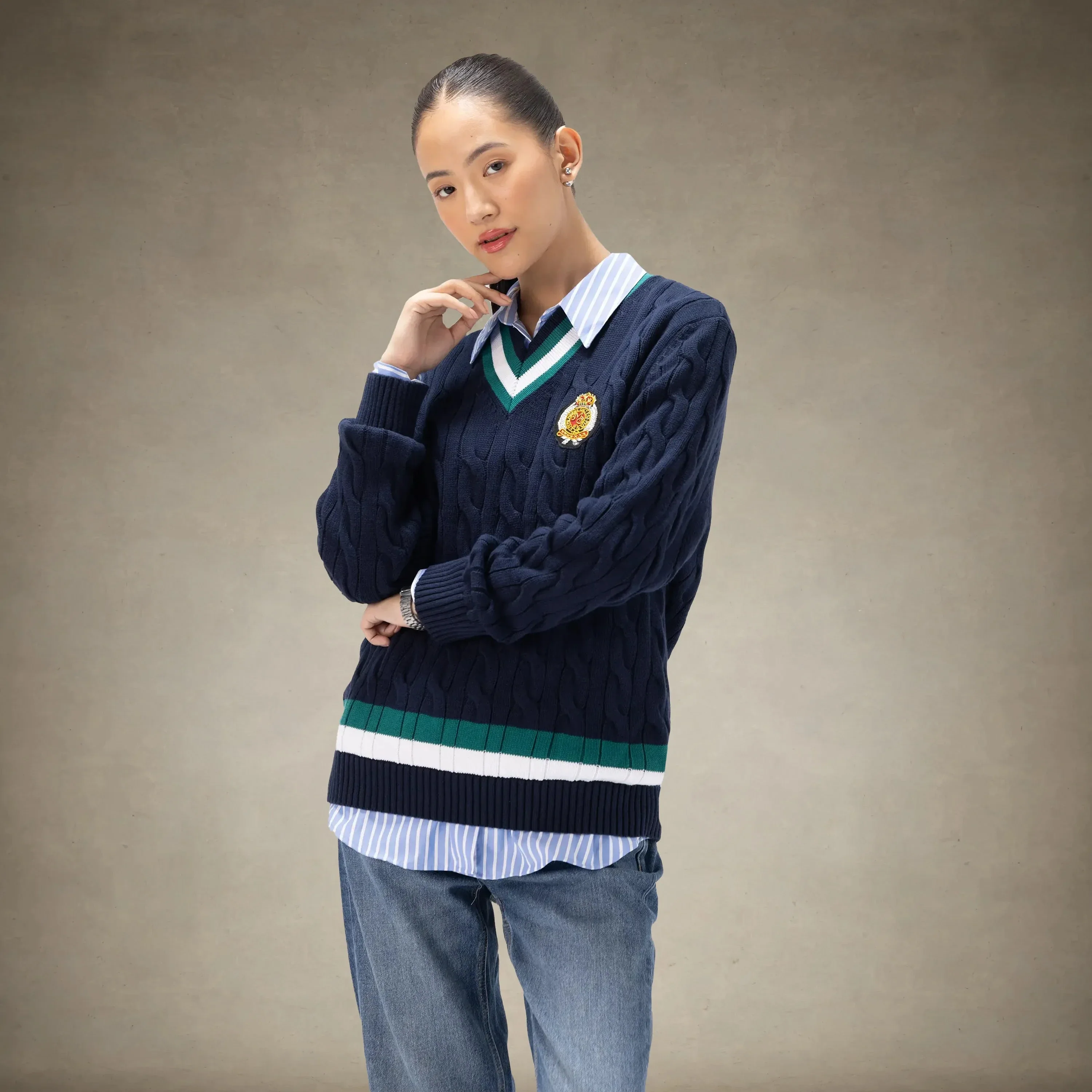 Women's Cable Knit Cricket Sweater - Image 12