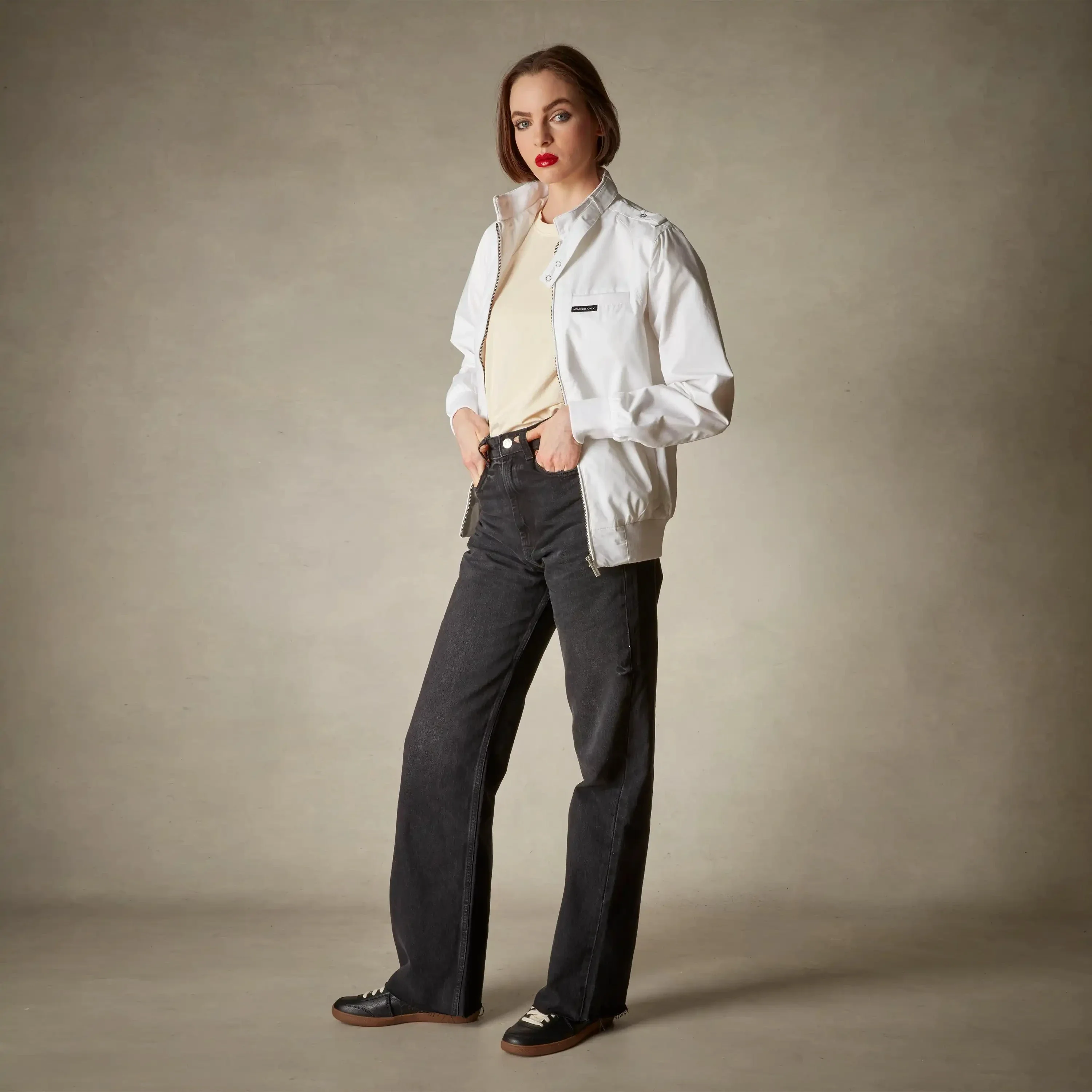 Women's Classic Iconic Racer Jacket (Slim Fit) - Image 14