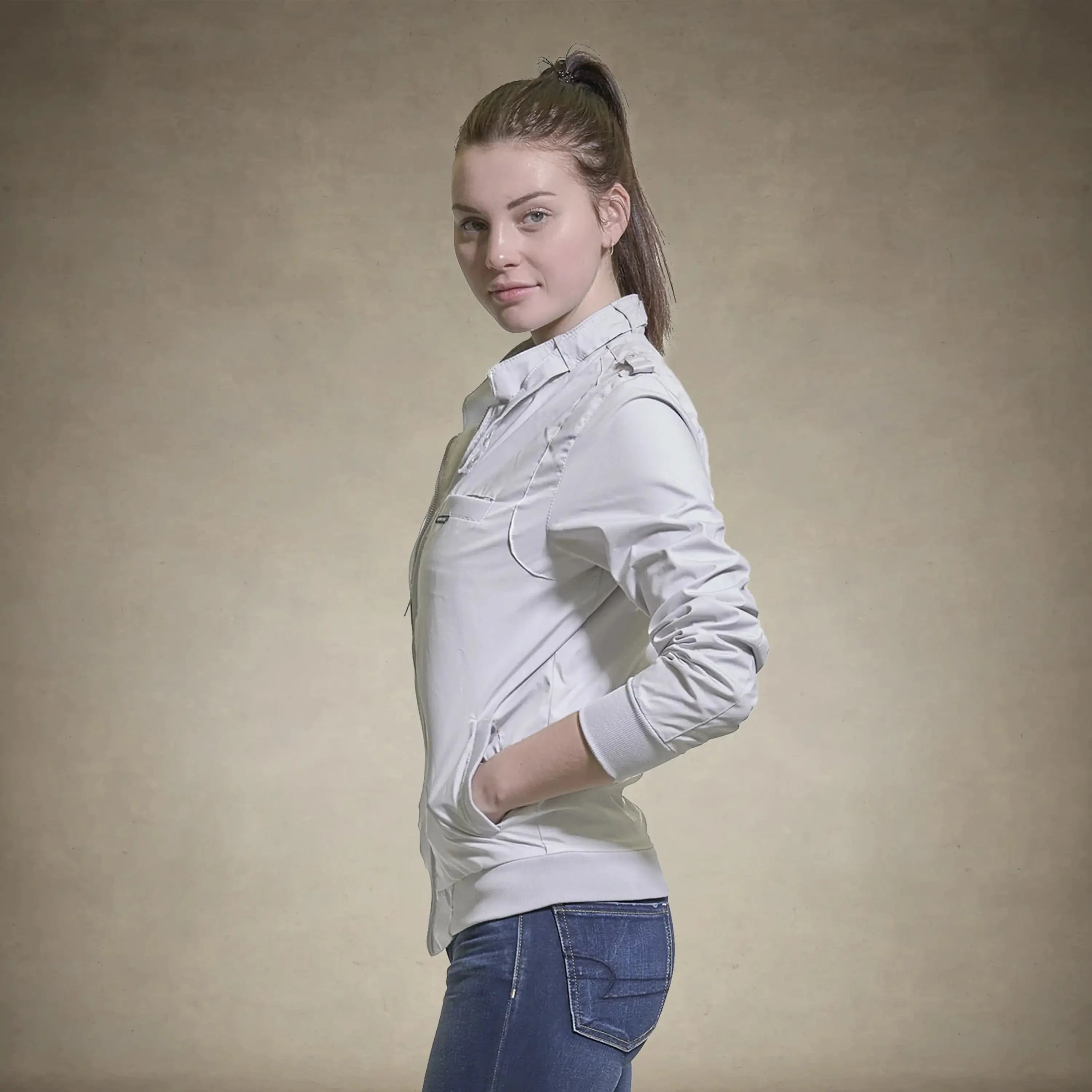 Women's Classic Iconic Racer Jacket (Slim Fit) - Image 54