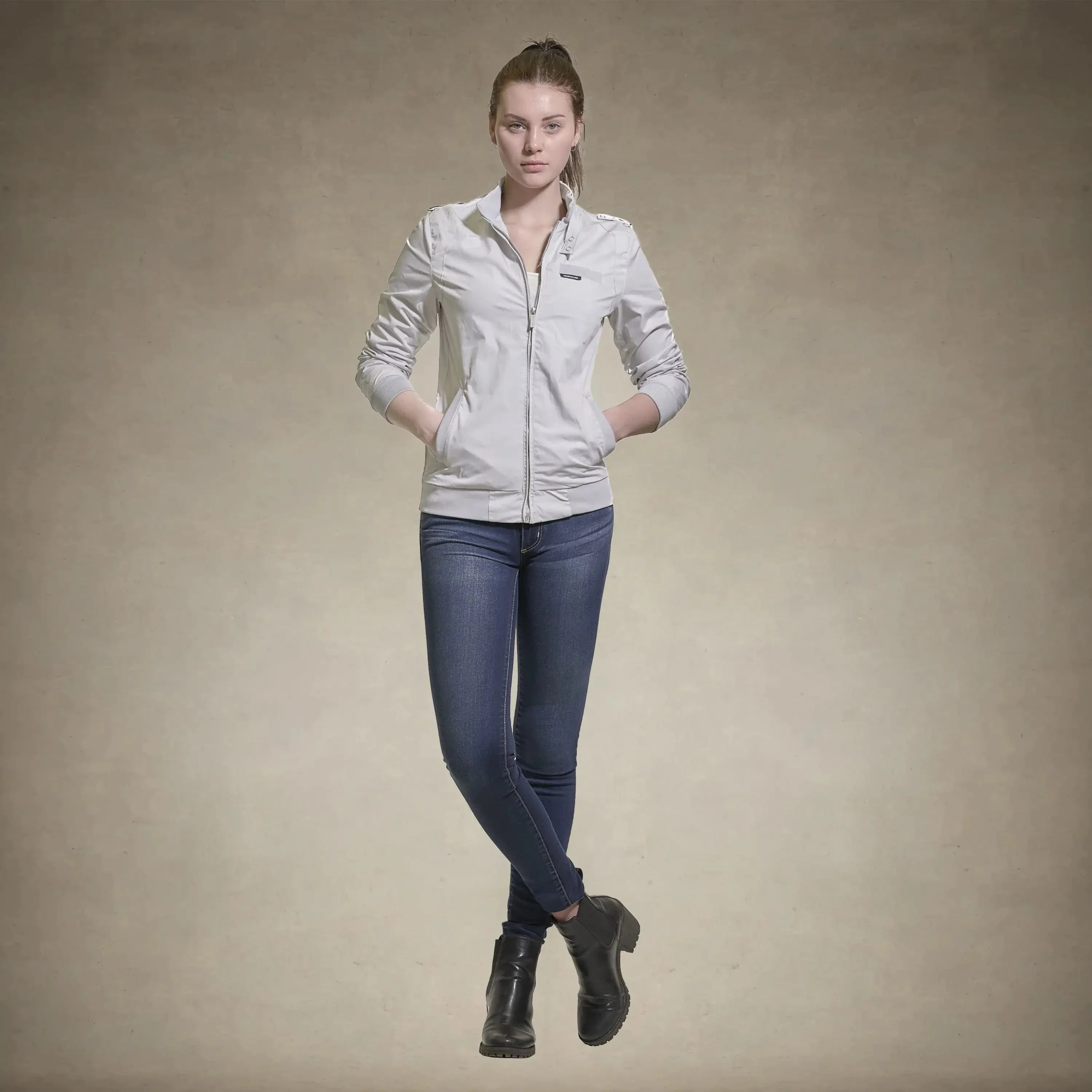 Women's Classic Iconic Racer Jacket (Slim Fit) - Image 55