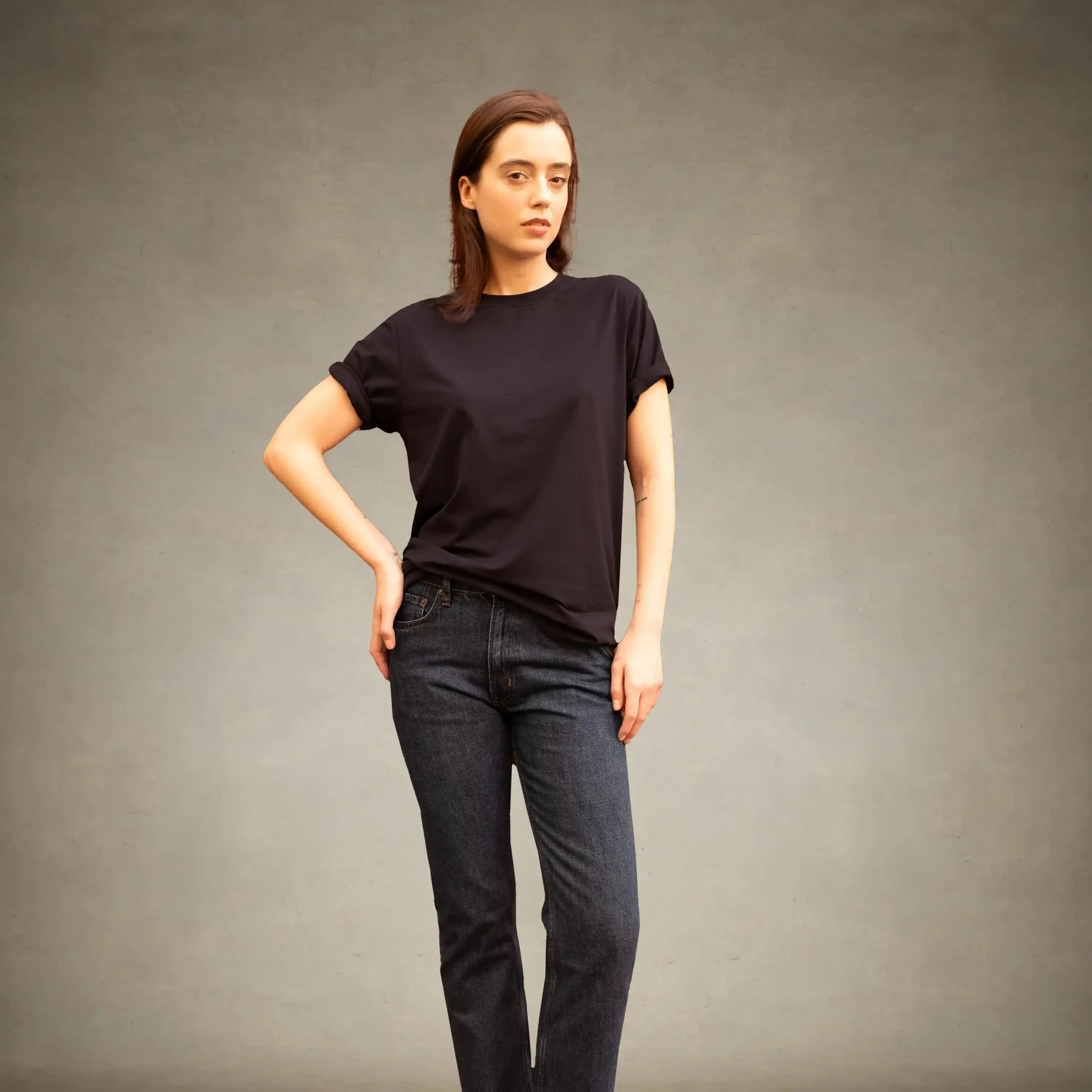 Women's Oversized Crew Neck T-Shirt - Image 3