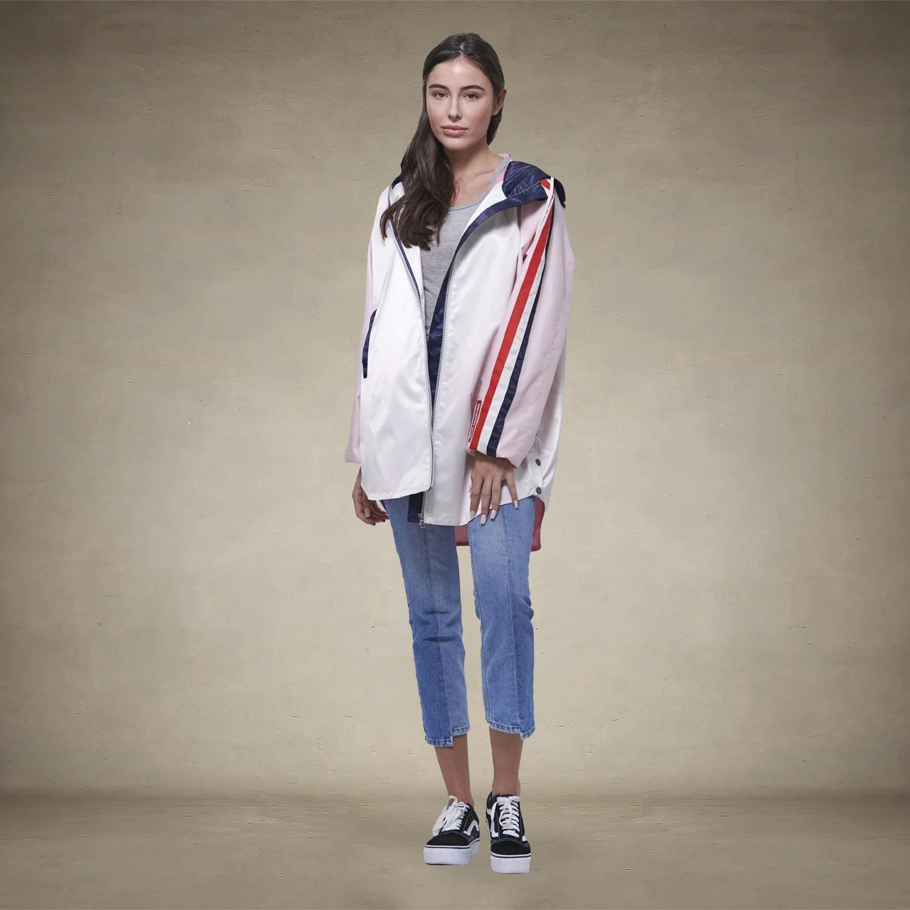 Women's Long Satin Twill Jacket - FINAL SALE - Image 4