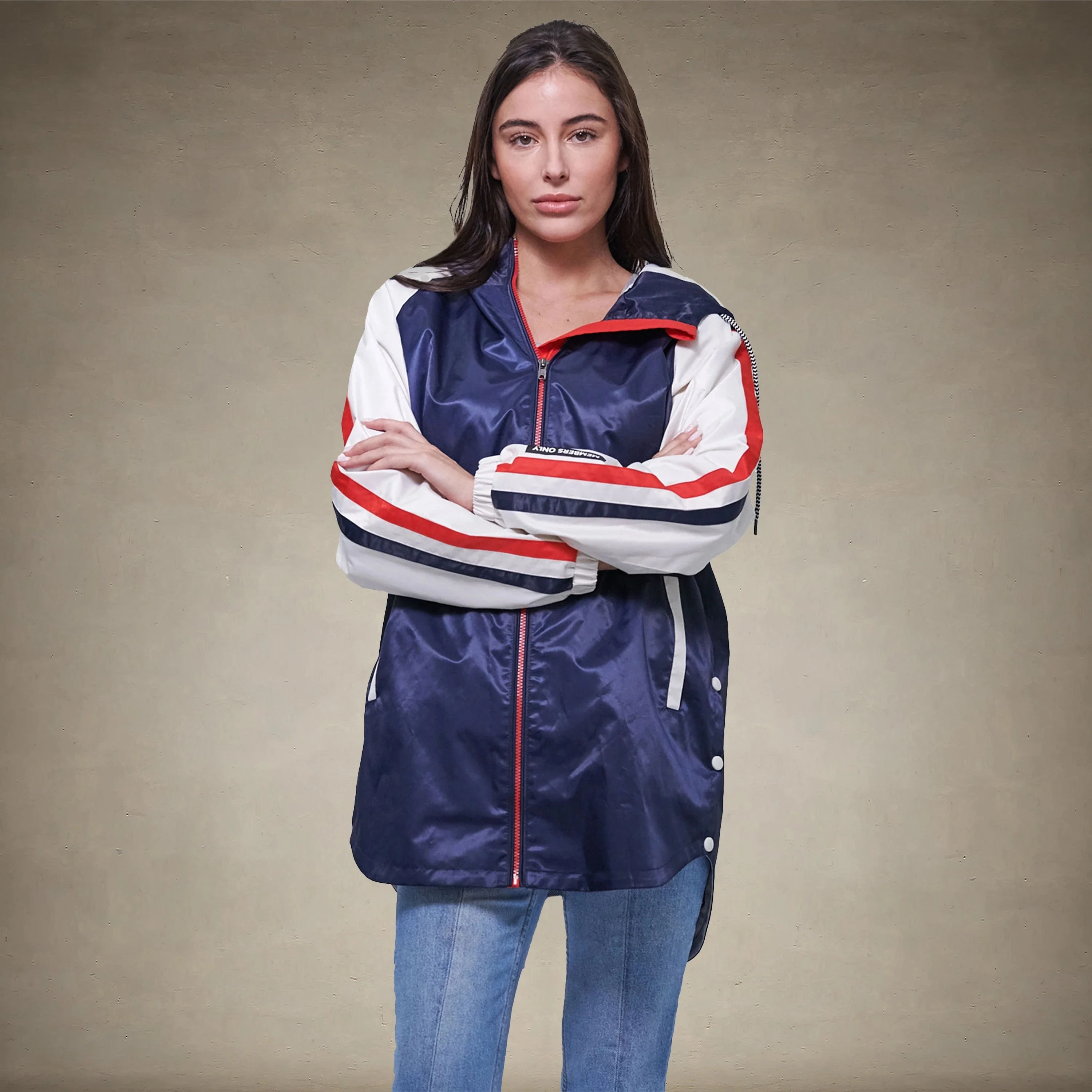 Women's Long Satin Twill Jacket - FINAL SALE - Image 5