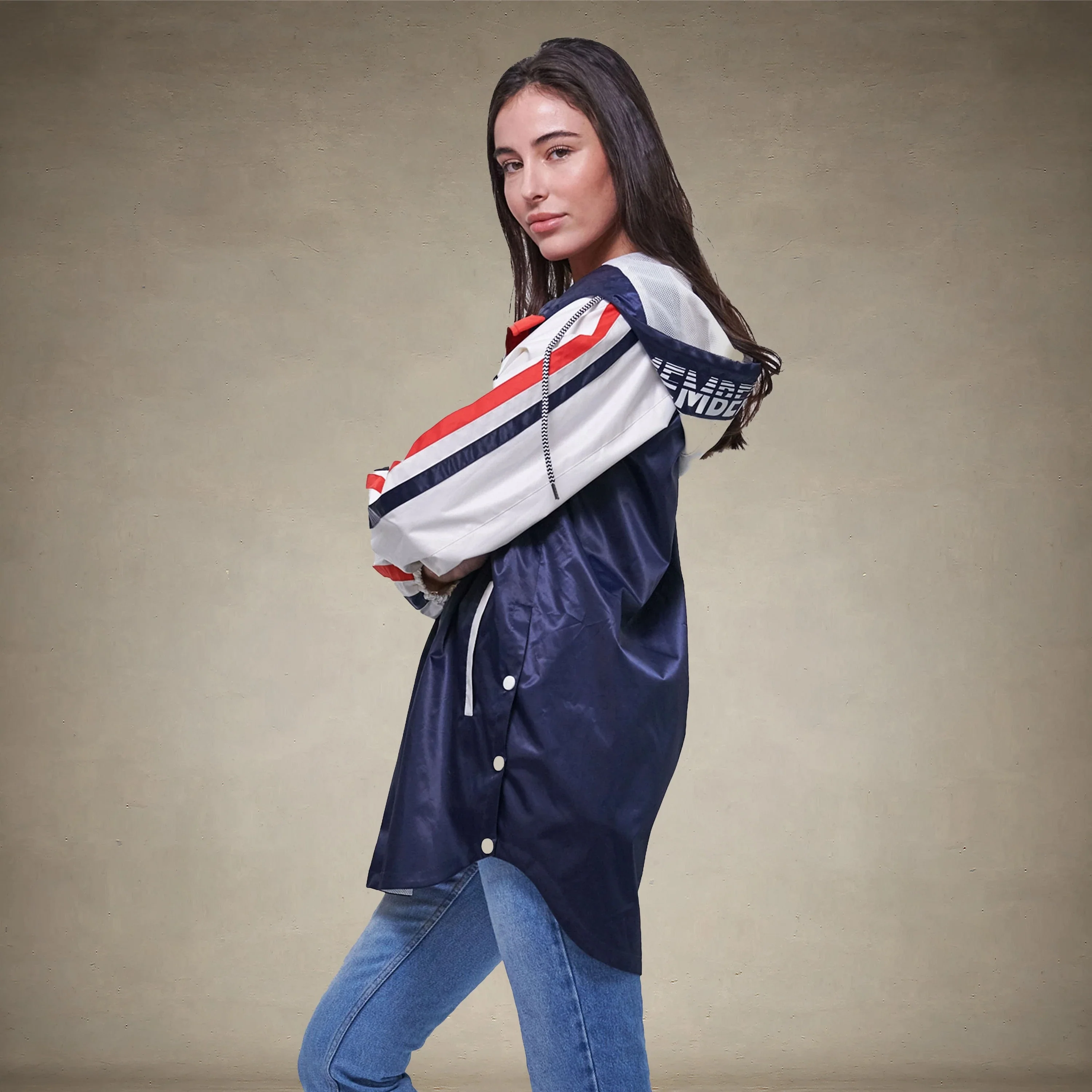 Women's Long Satin Twill Jacket - FINAL SALE - Image 8