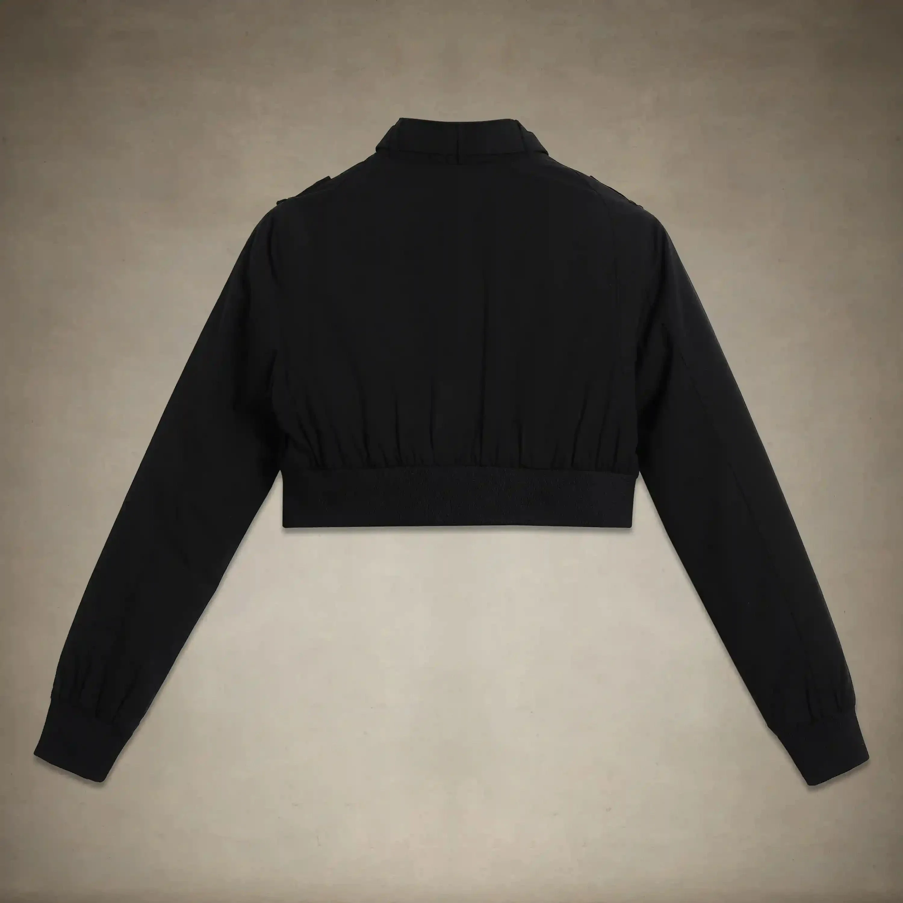 Women's Mini Cropped Racer Jacket - Image 15