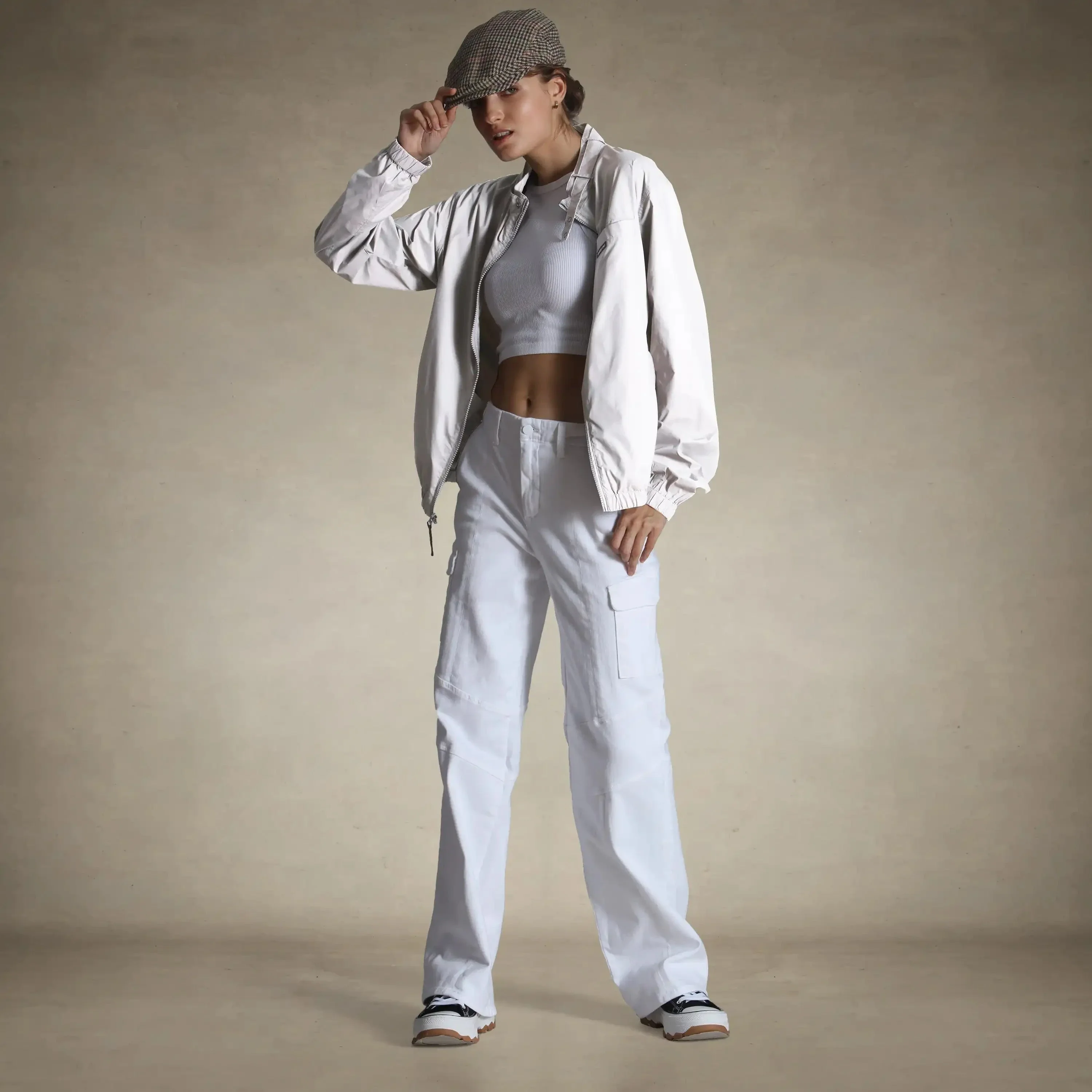 Women's Oversized Packable Windbreaker Jacket - Image 23