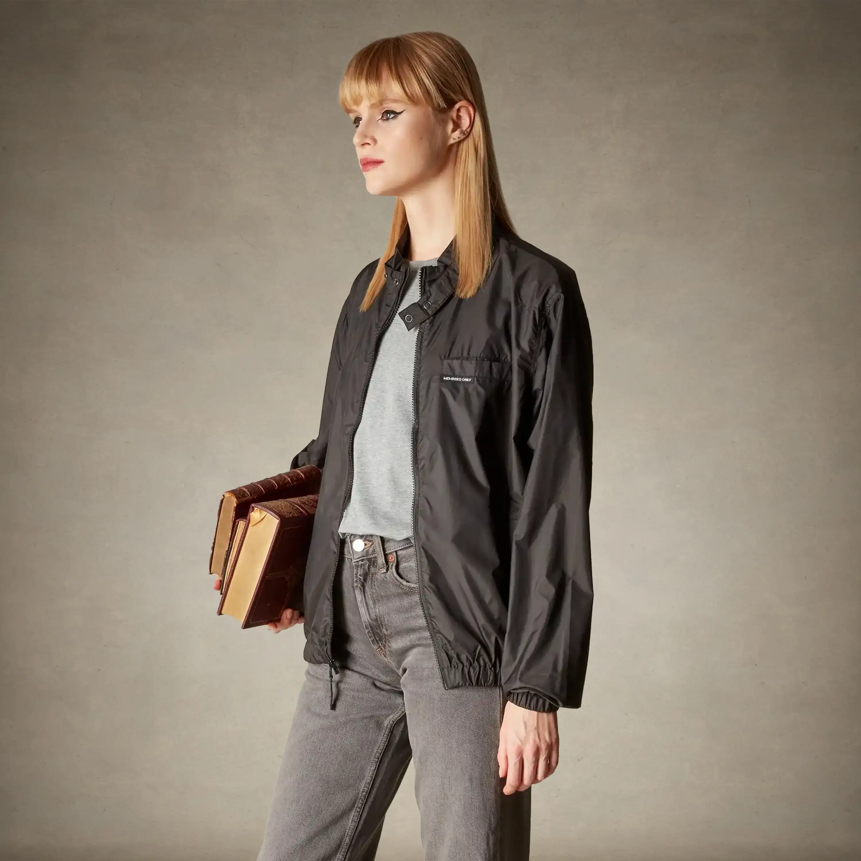 Women's Oversized Packable Windbreaker Jacket - Image 3