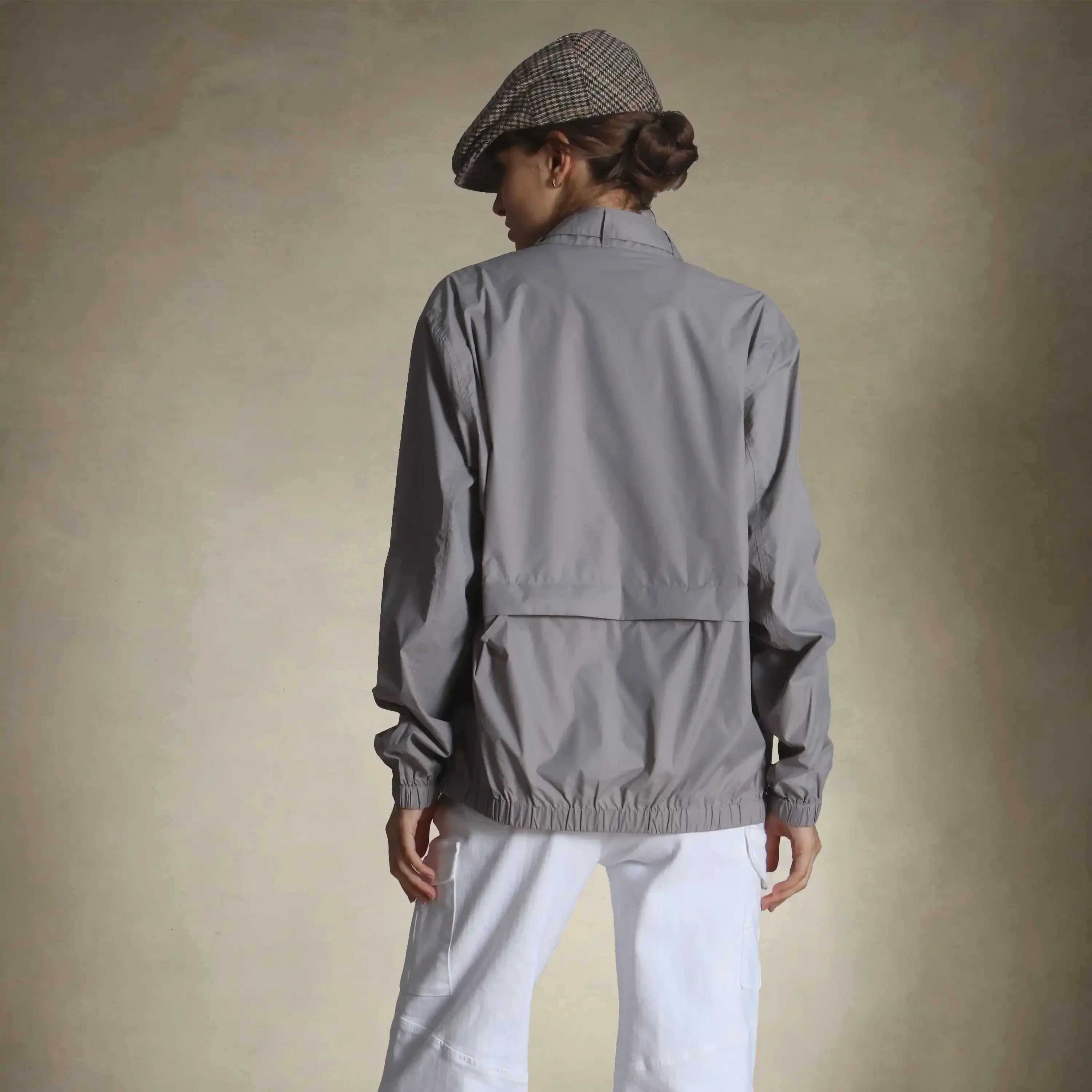 Women's Oversized Packable Windbreaker Jacket - Image 9