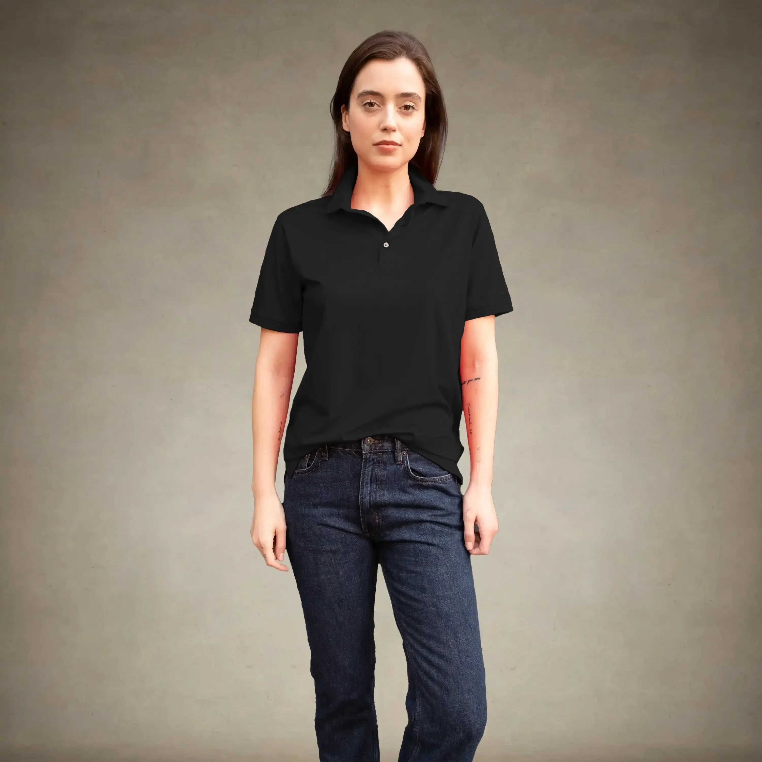 Women's Oversized Polo Shirt - Image 15
