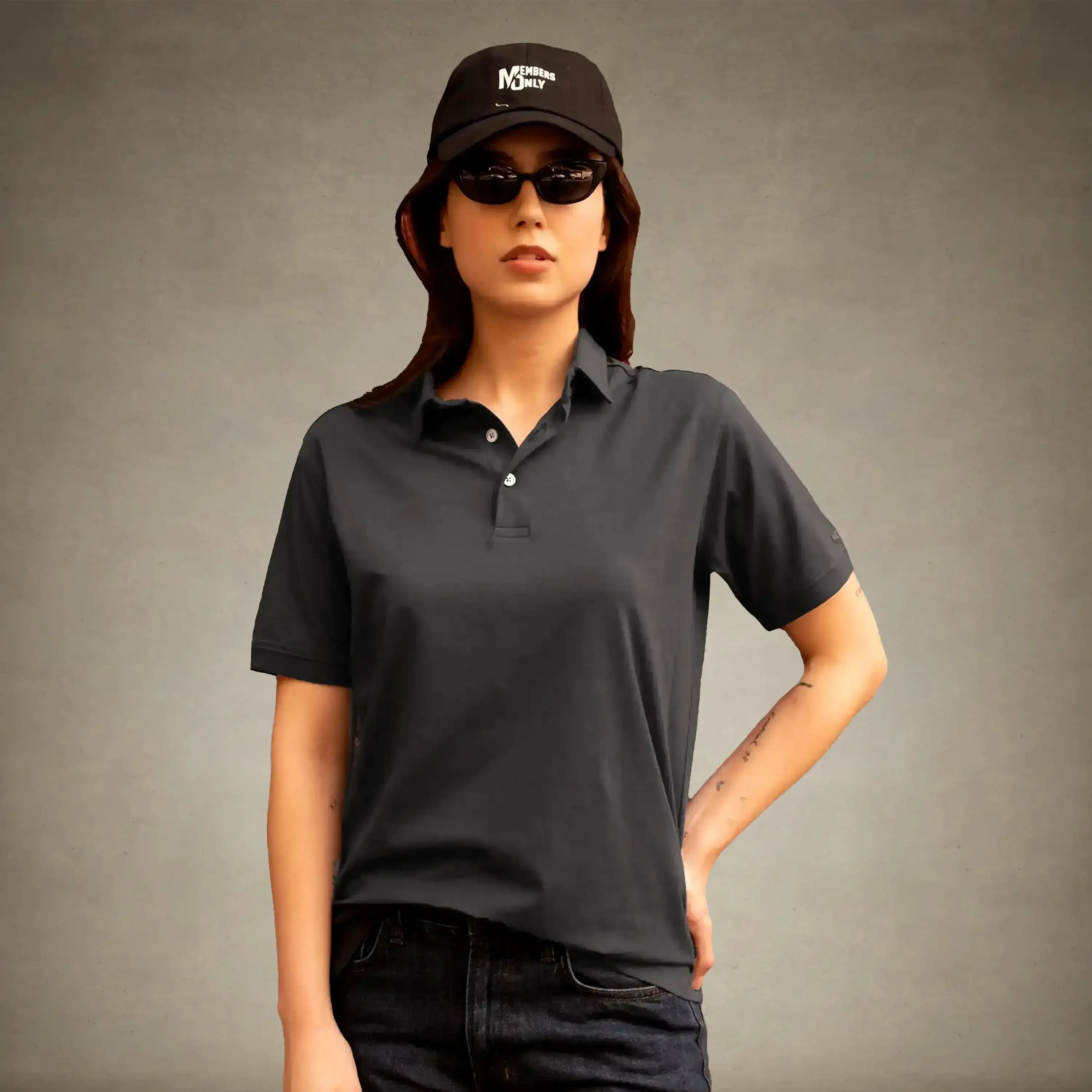 Women's Oversized Polo Shirt - Image 19