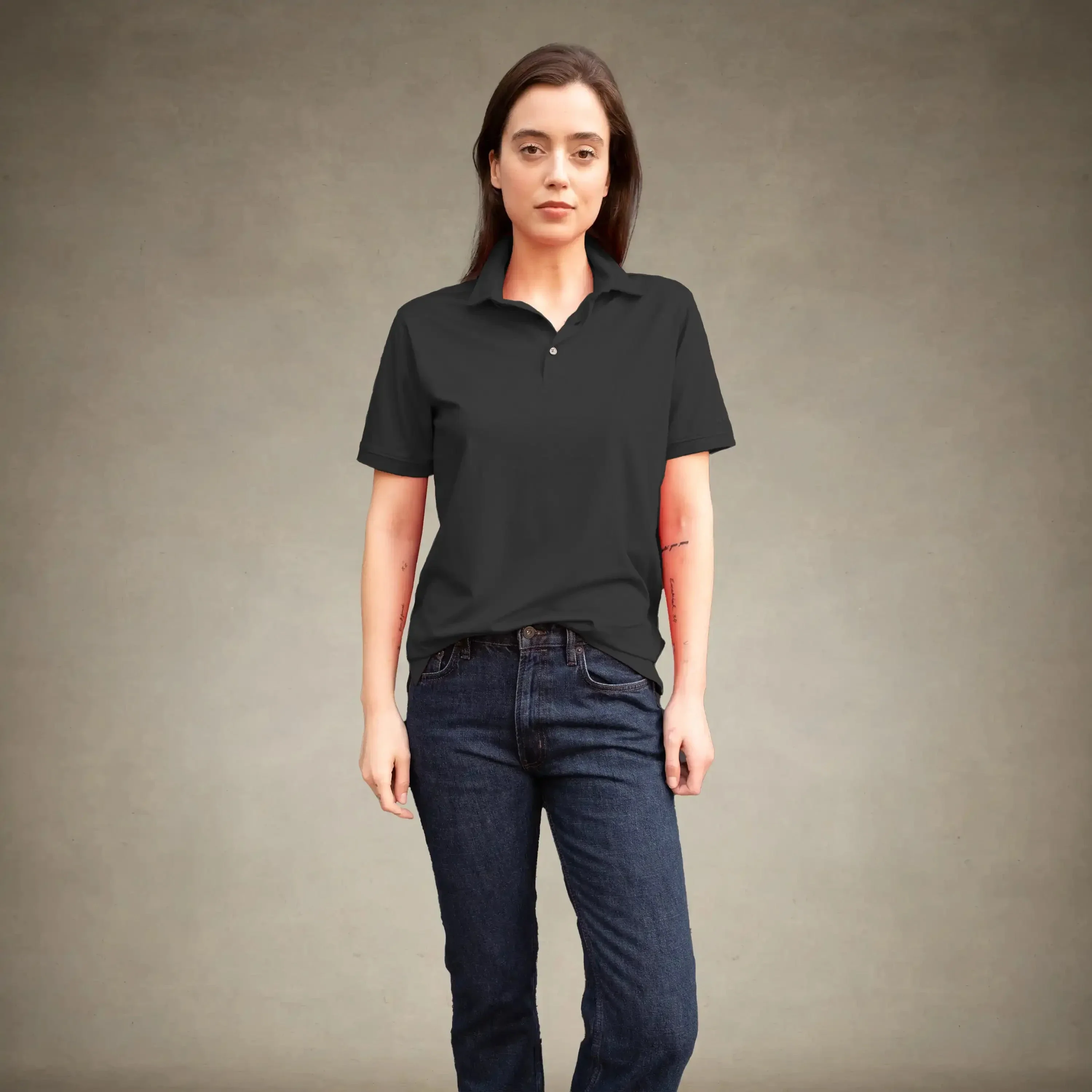 Women's Oversized Polo Shirt - Image 20