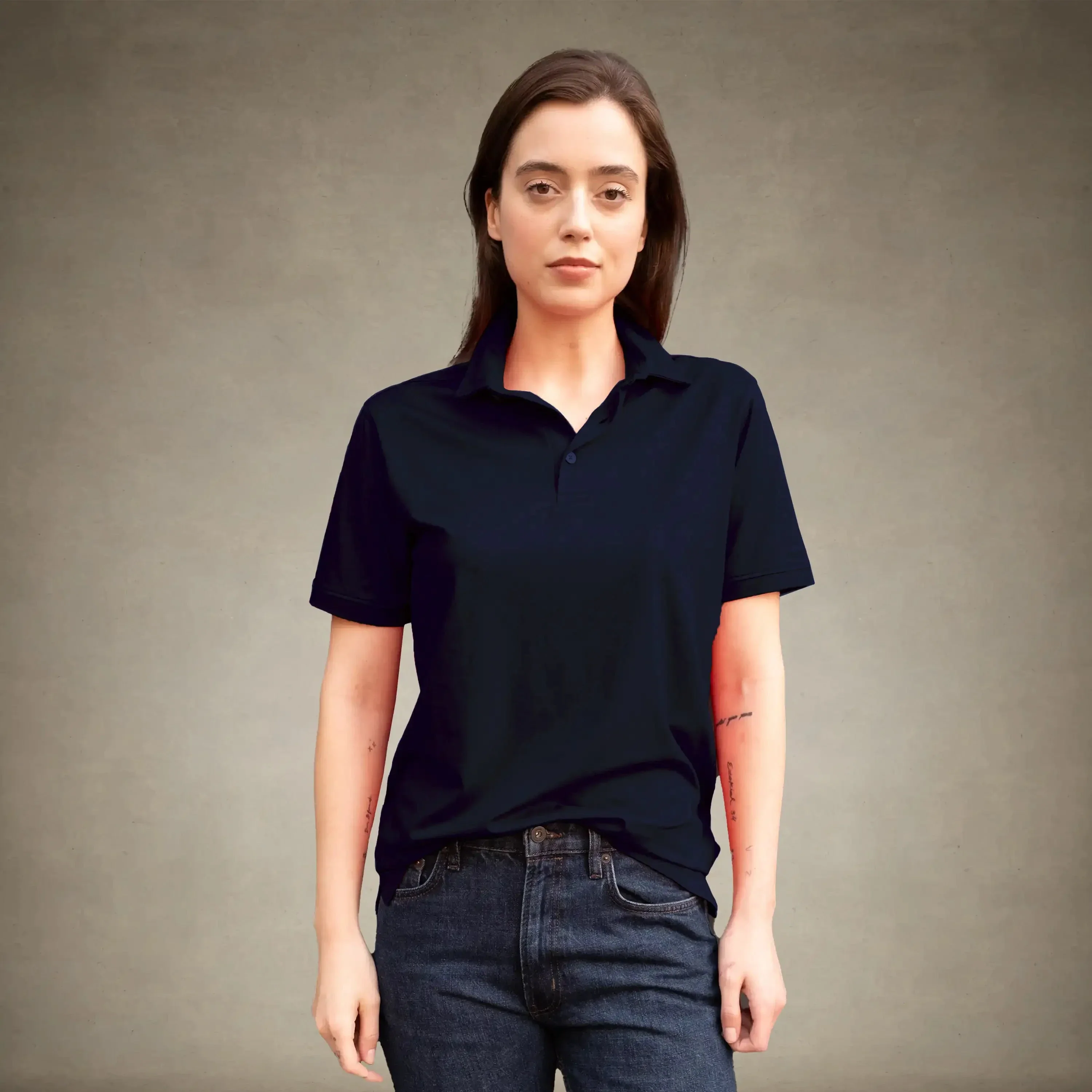 Women's Oversized Polo Shirt - Image 33