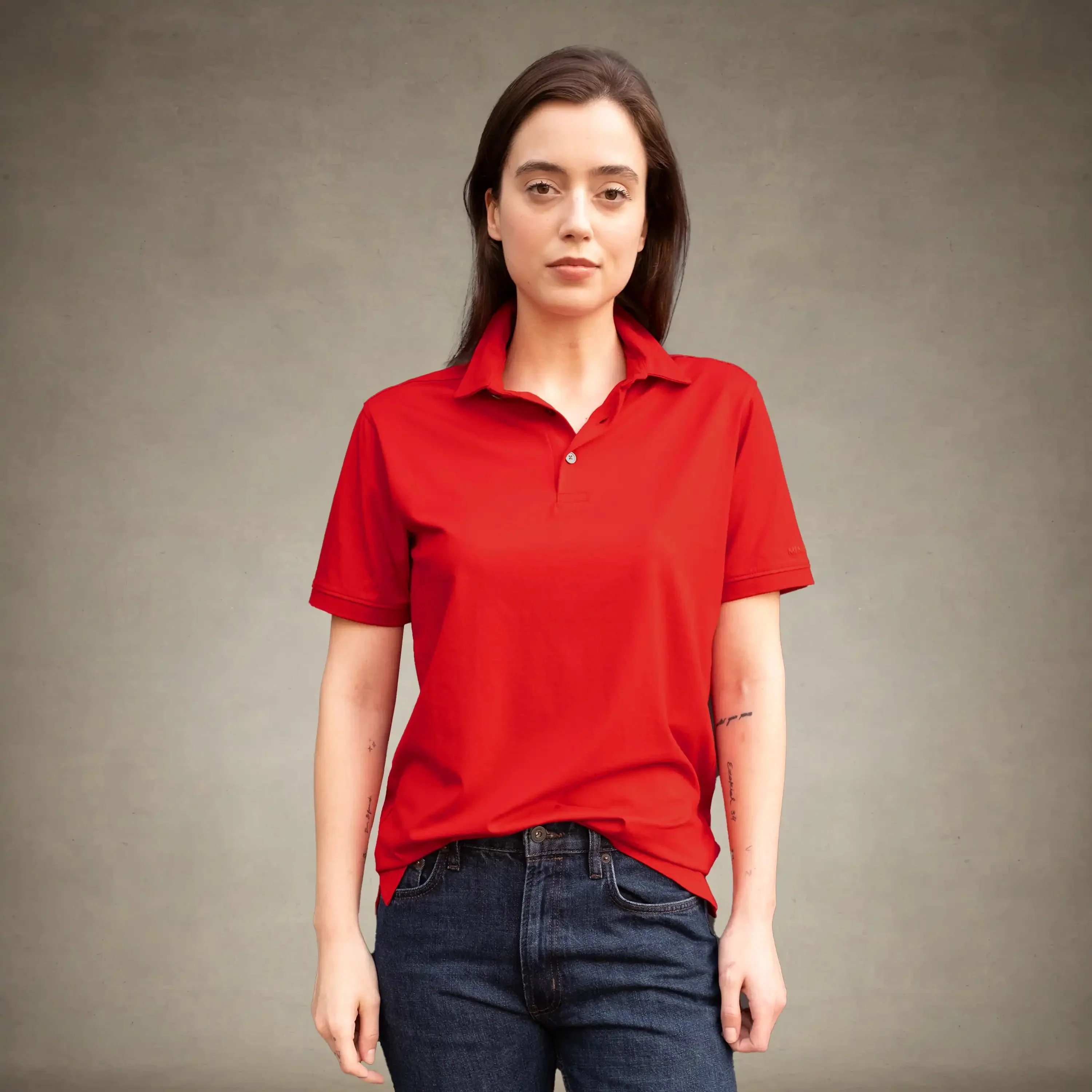 Women's Oversized Polo Shirt - Image 9