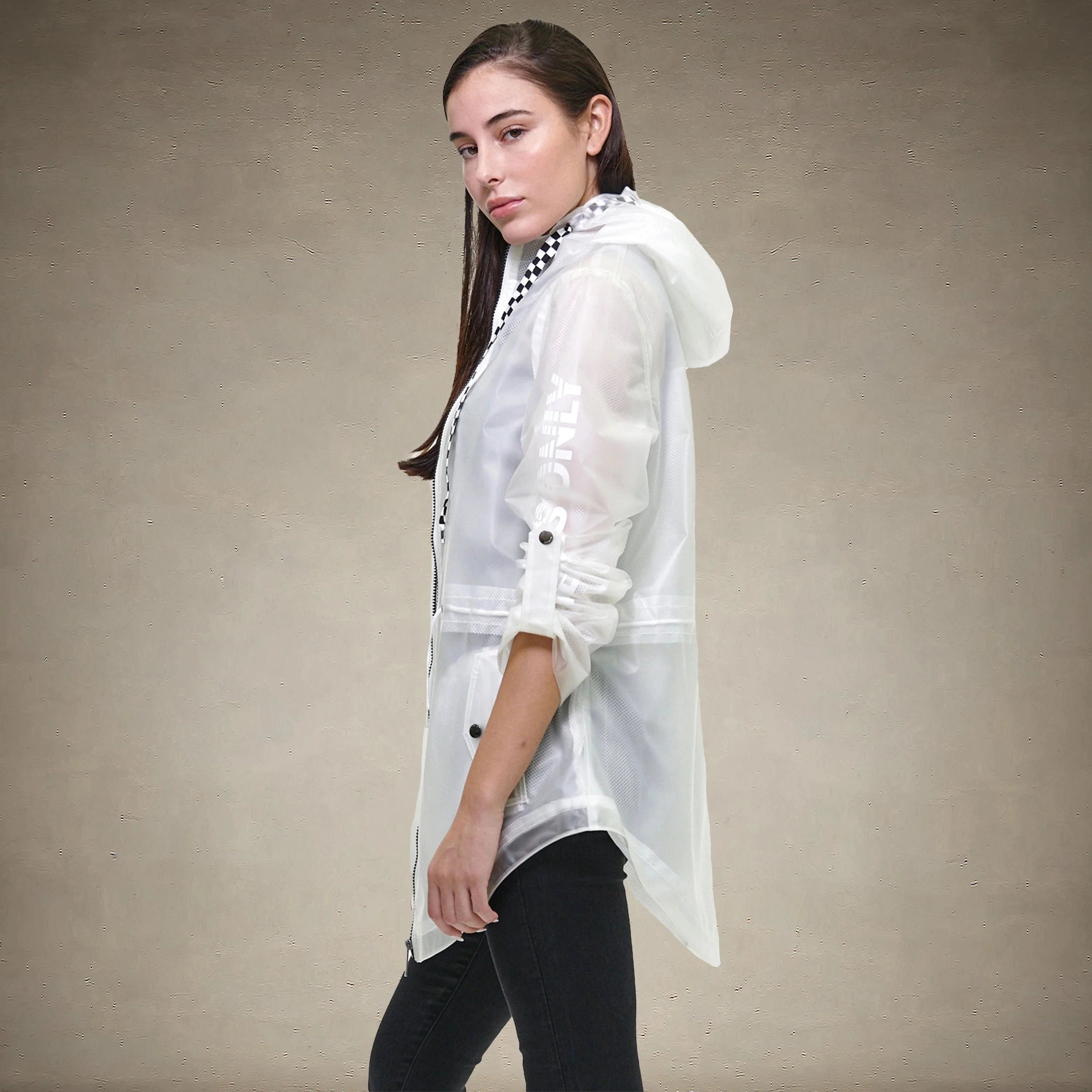 Women's Translucent Long Jacket - FINAL SALE - Image 4