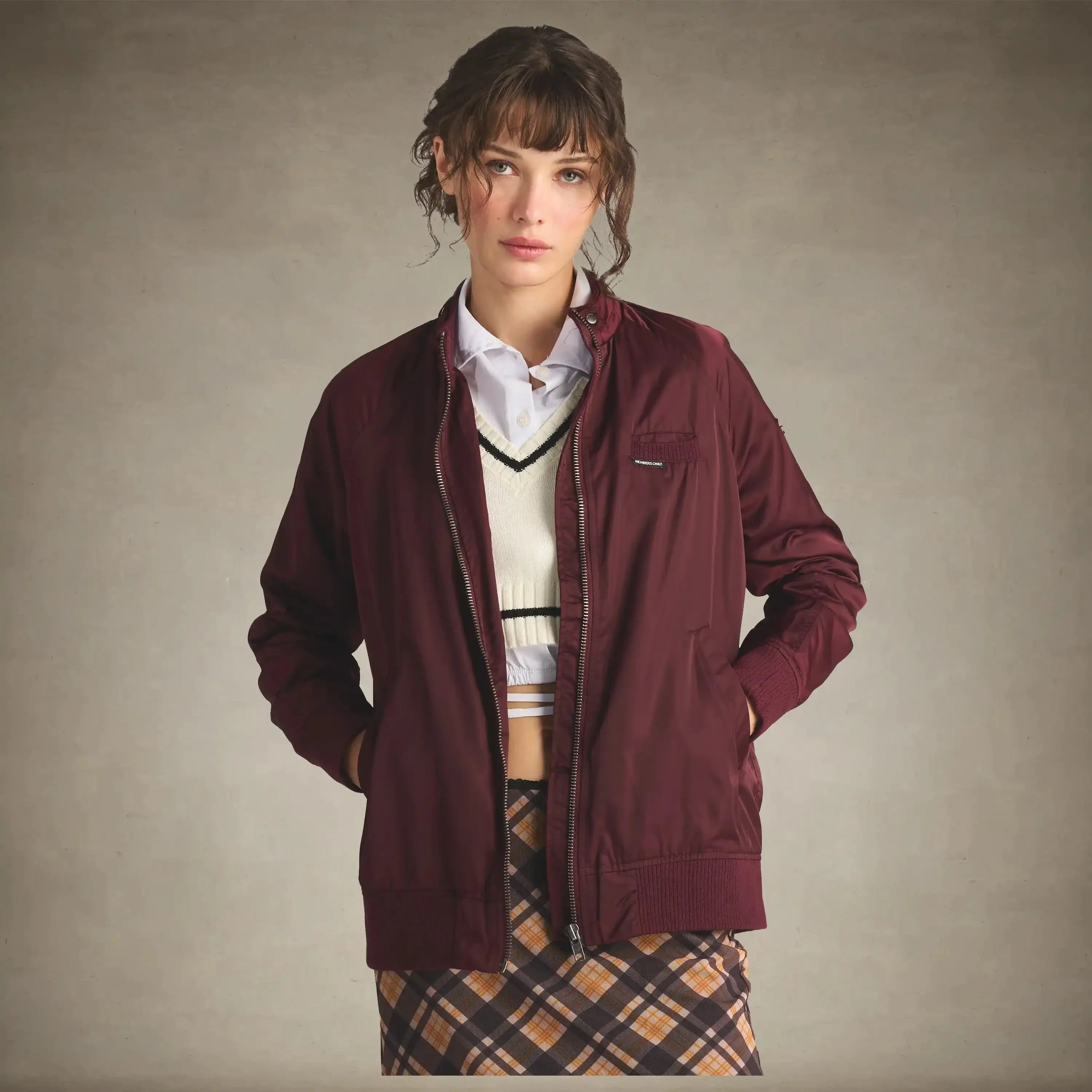 Women's Satin Bomber Jacket - Image 12