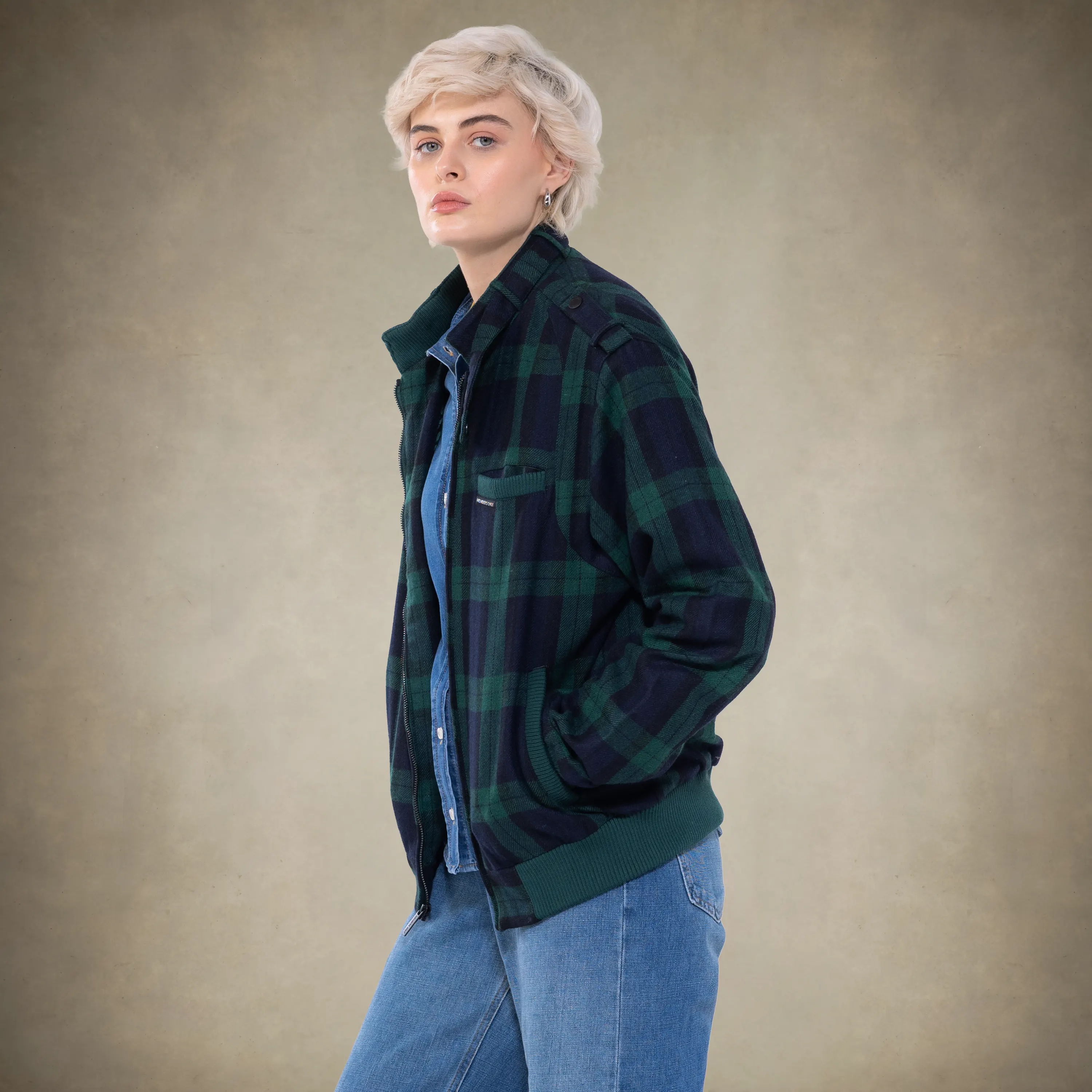 Women's Oversized Wool Iconic Racer Jacket - Image 4