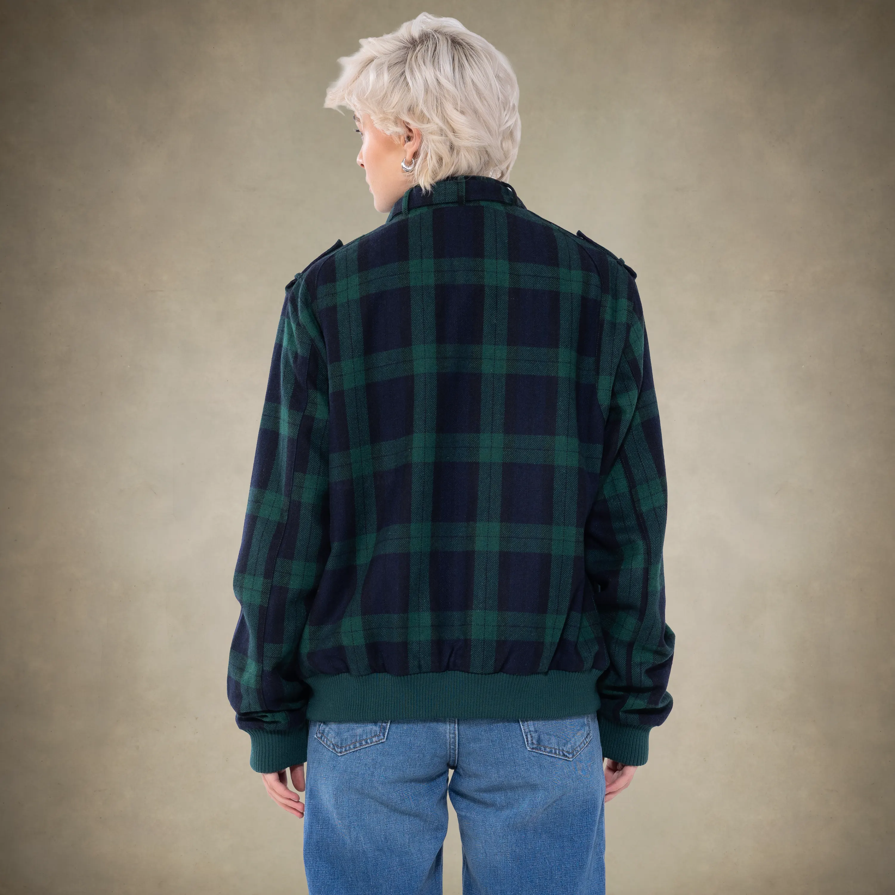 Women's Oversized Wool Iconic Racer Jacket - Image 5