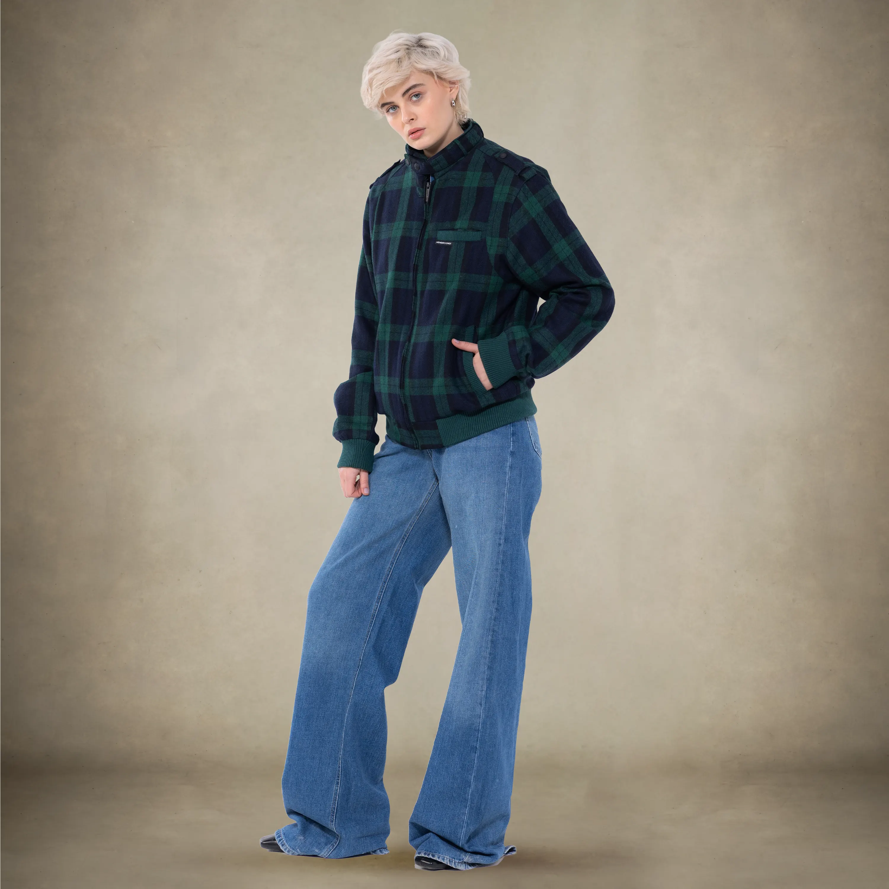 Women's Oversized Wool Iconic Racer Jacket - Image 6